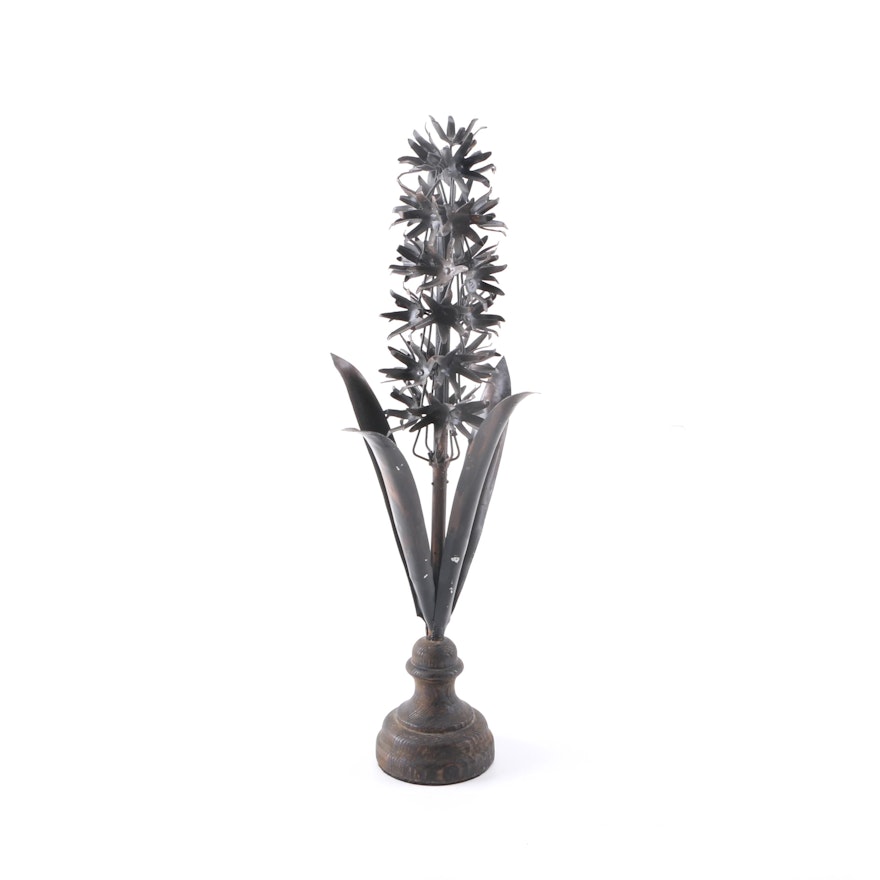 Metal Flower Sculpture