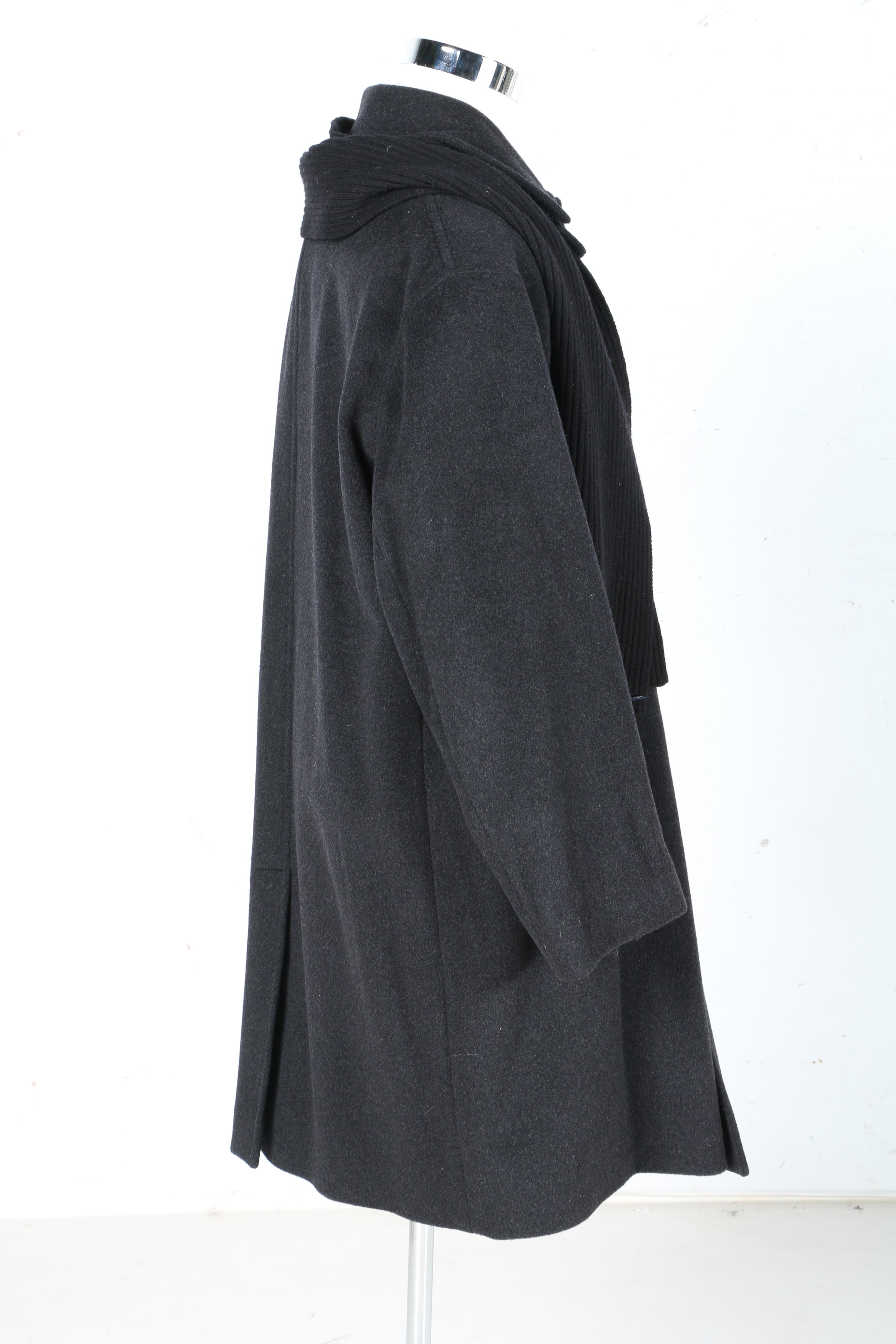 Men's Brooks Brothers Wool Coat and 346 Scarf