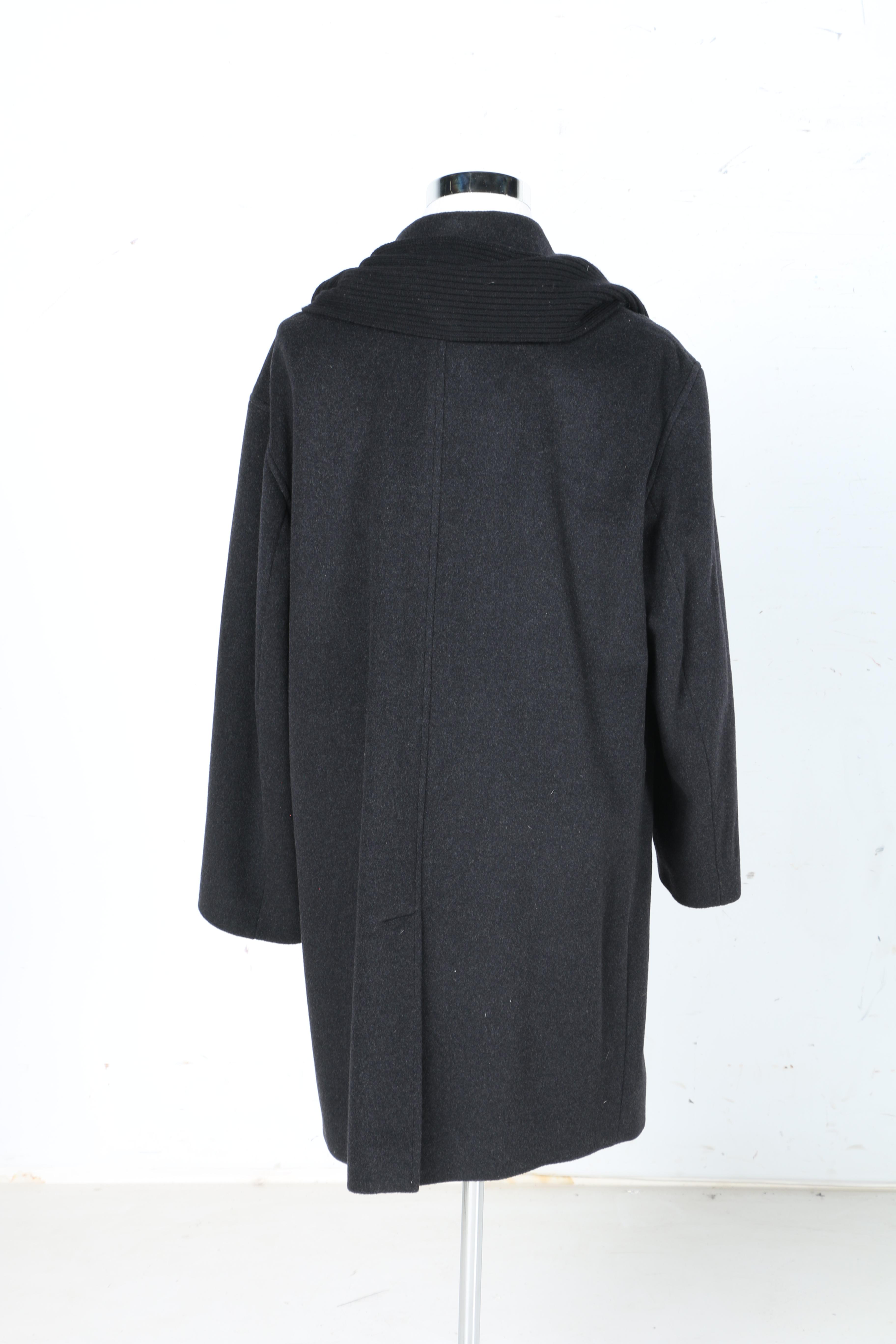 Men's Brooks Brothers Wool Coat and 346 Scarf