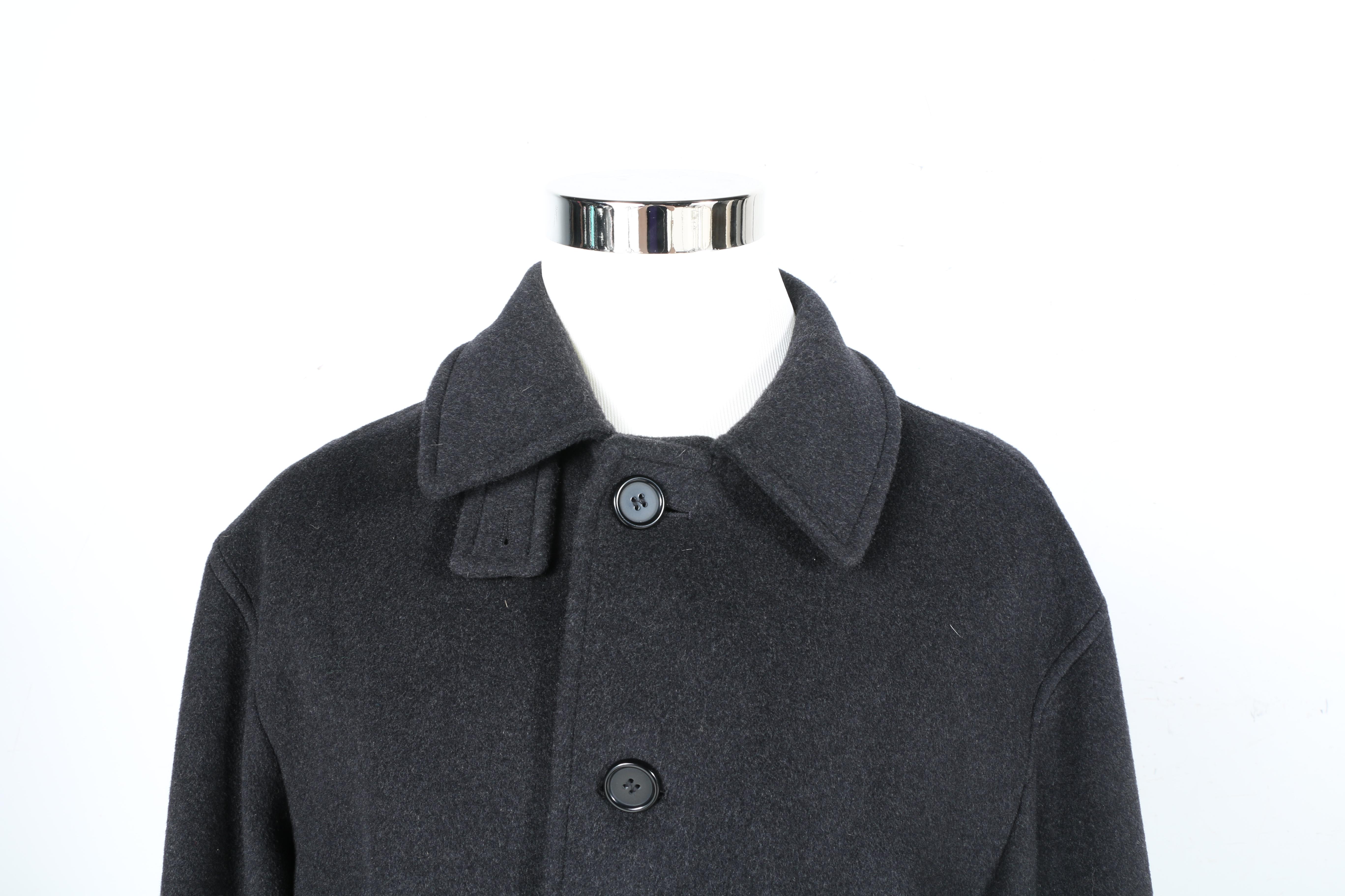 Men's Brooks Brothers Wool Coat and 346 Scarf