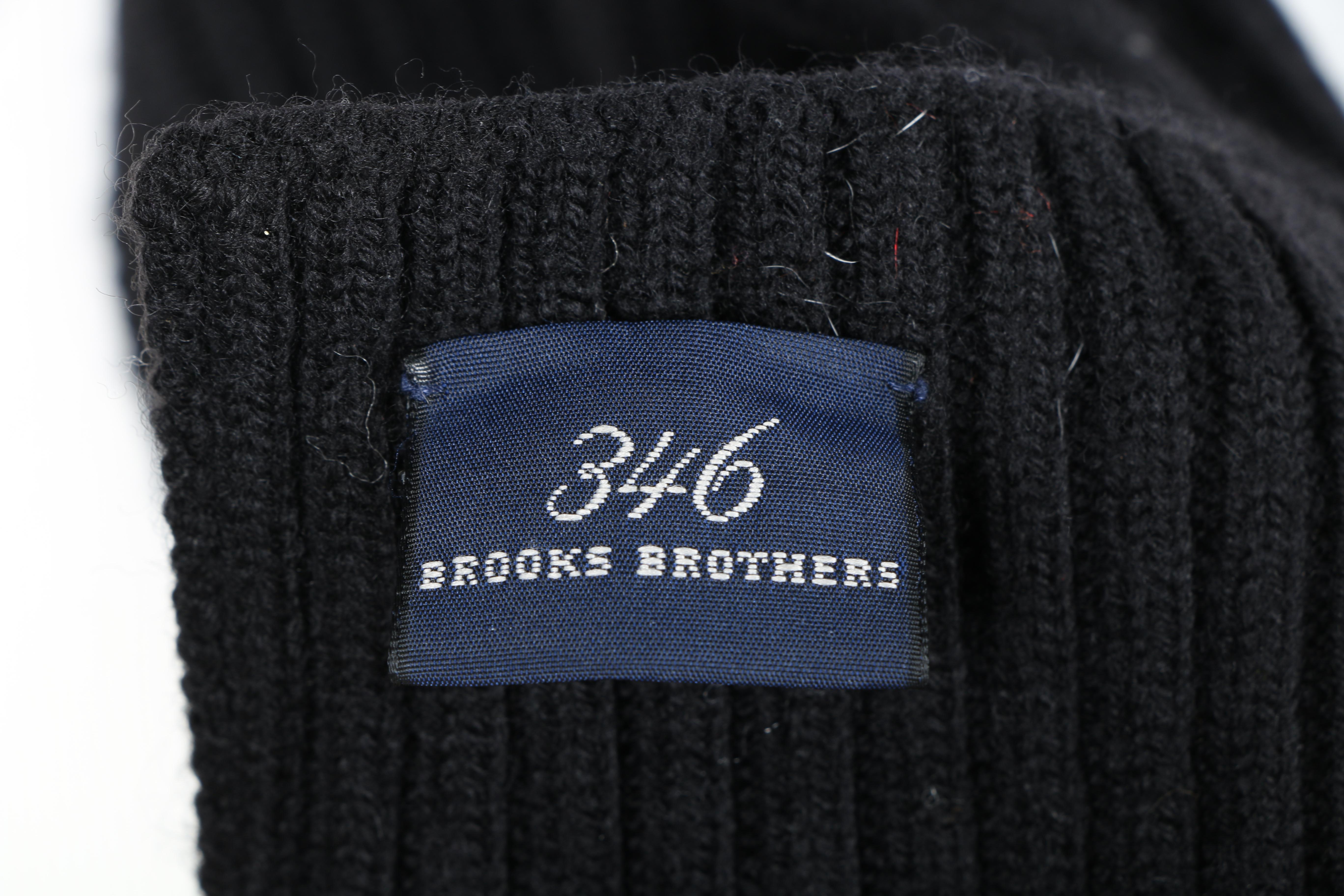 Men's Brooks Brothers Wool Coat and 346 Scarf