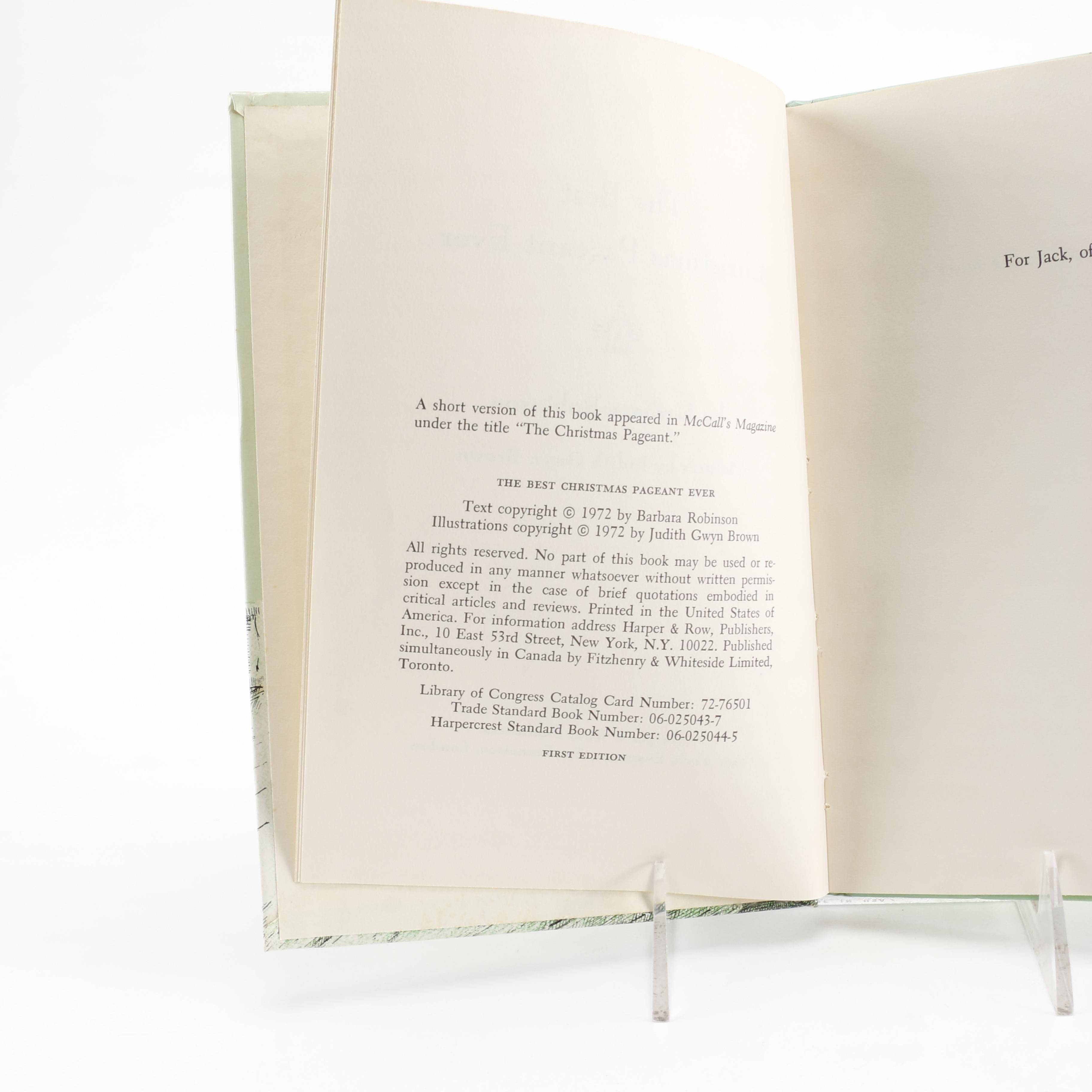 Vintage Children's Christmas Books