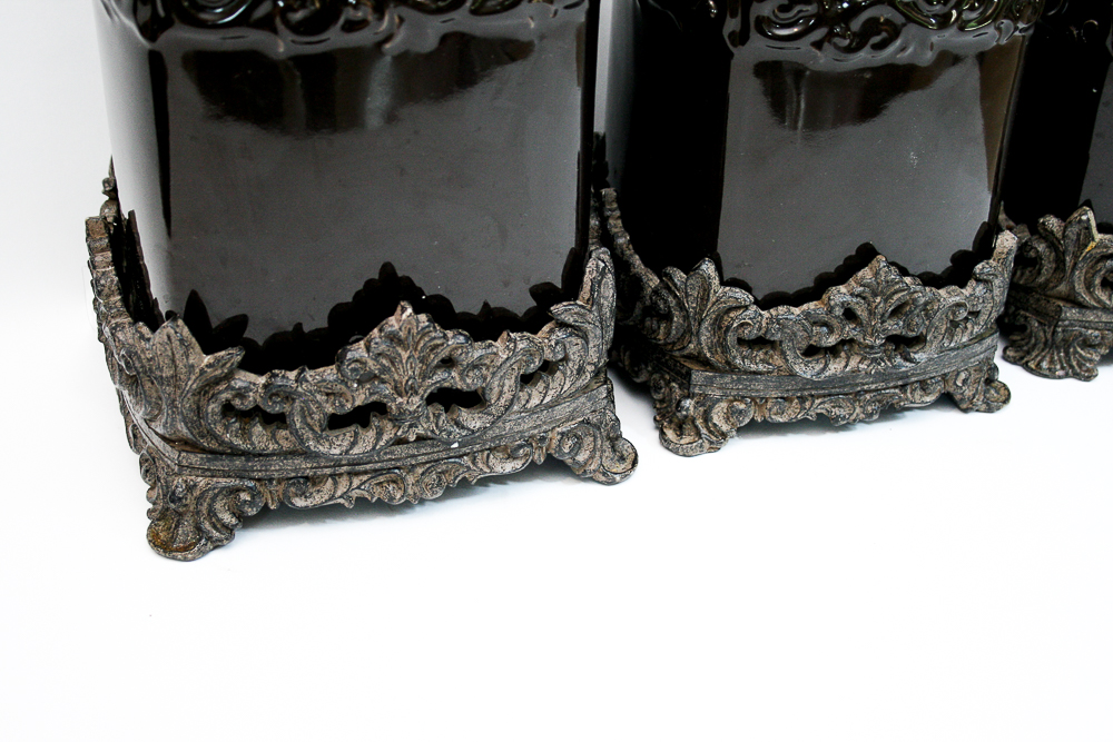 Tuscan "Old World" Drake Design Canisters