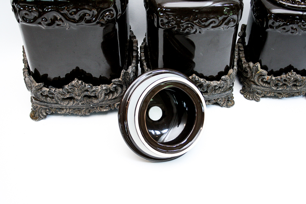 Tuscan "Old World" Drake Design Canisters