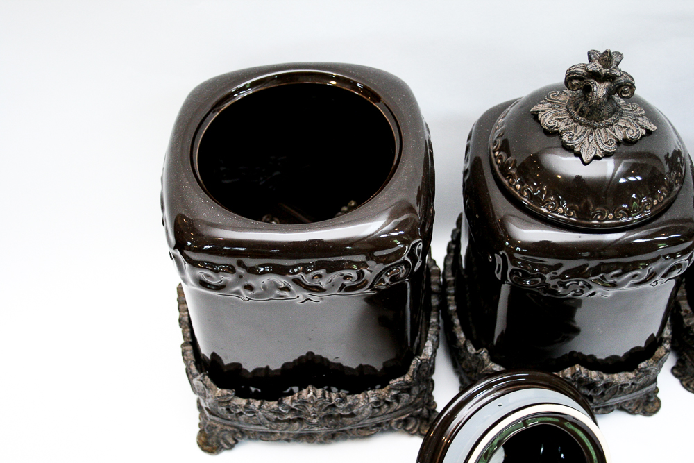 Tuscan "Old World" Drake Design Canisters