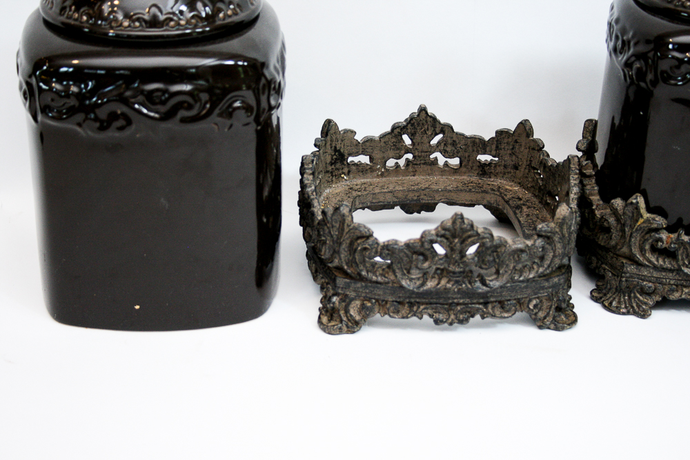 Tuscan "Old World" Drake Design Canisters