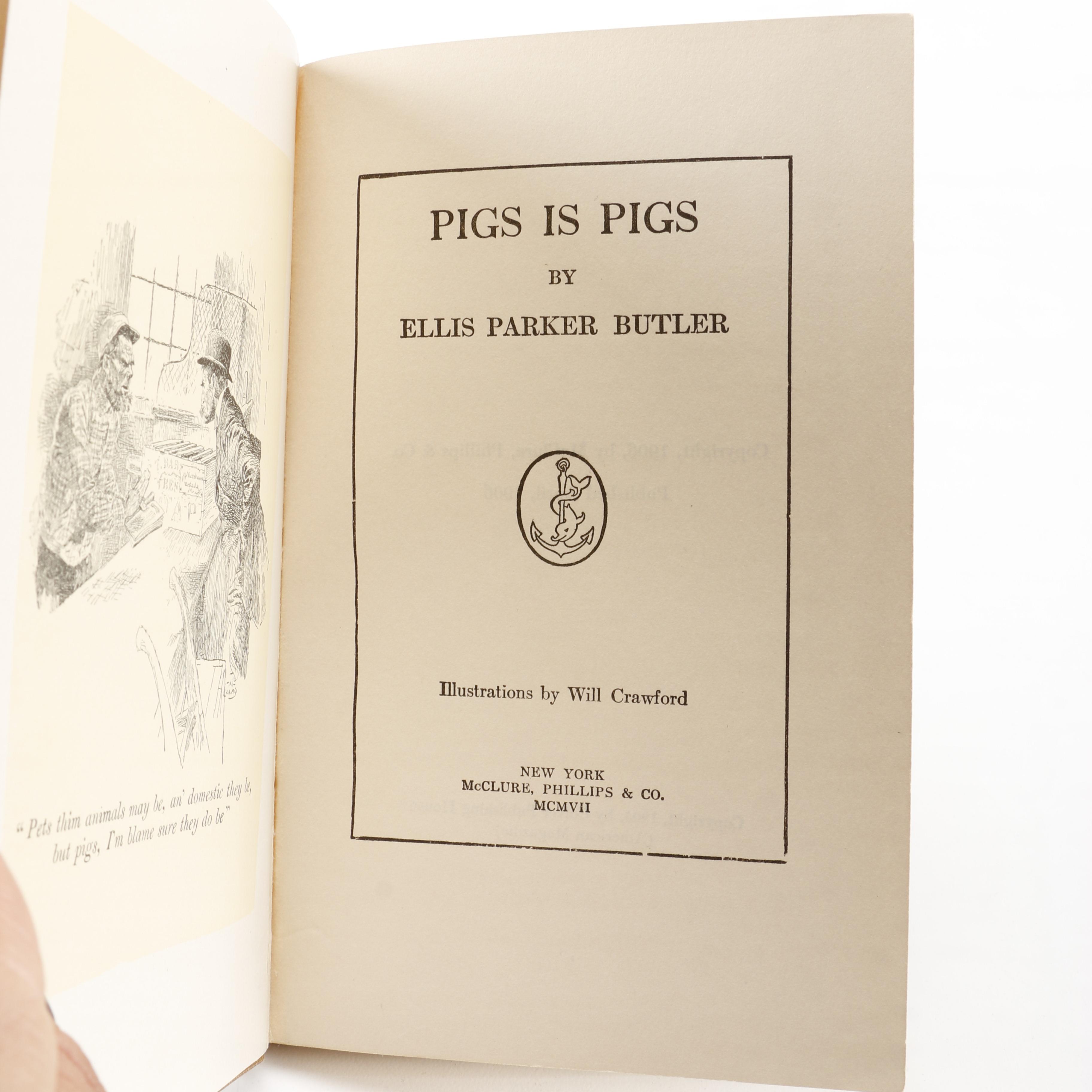 1907 "Pigs is Pigs" by Ellis Parker Butler