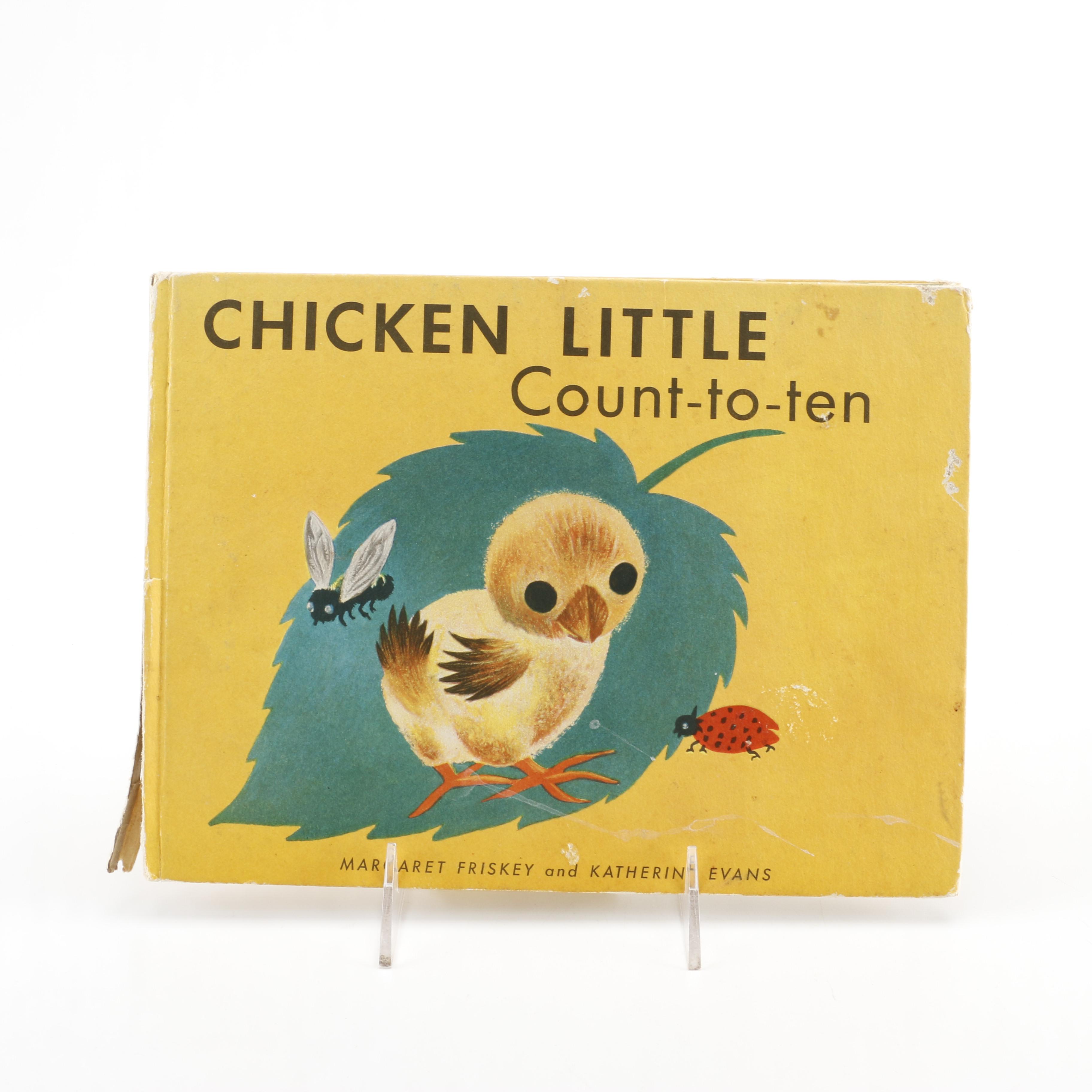 Vintage "Chicken Little Count-To-Ten" by Margaret Friskey