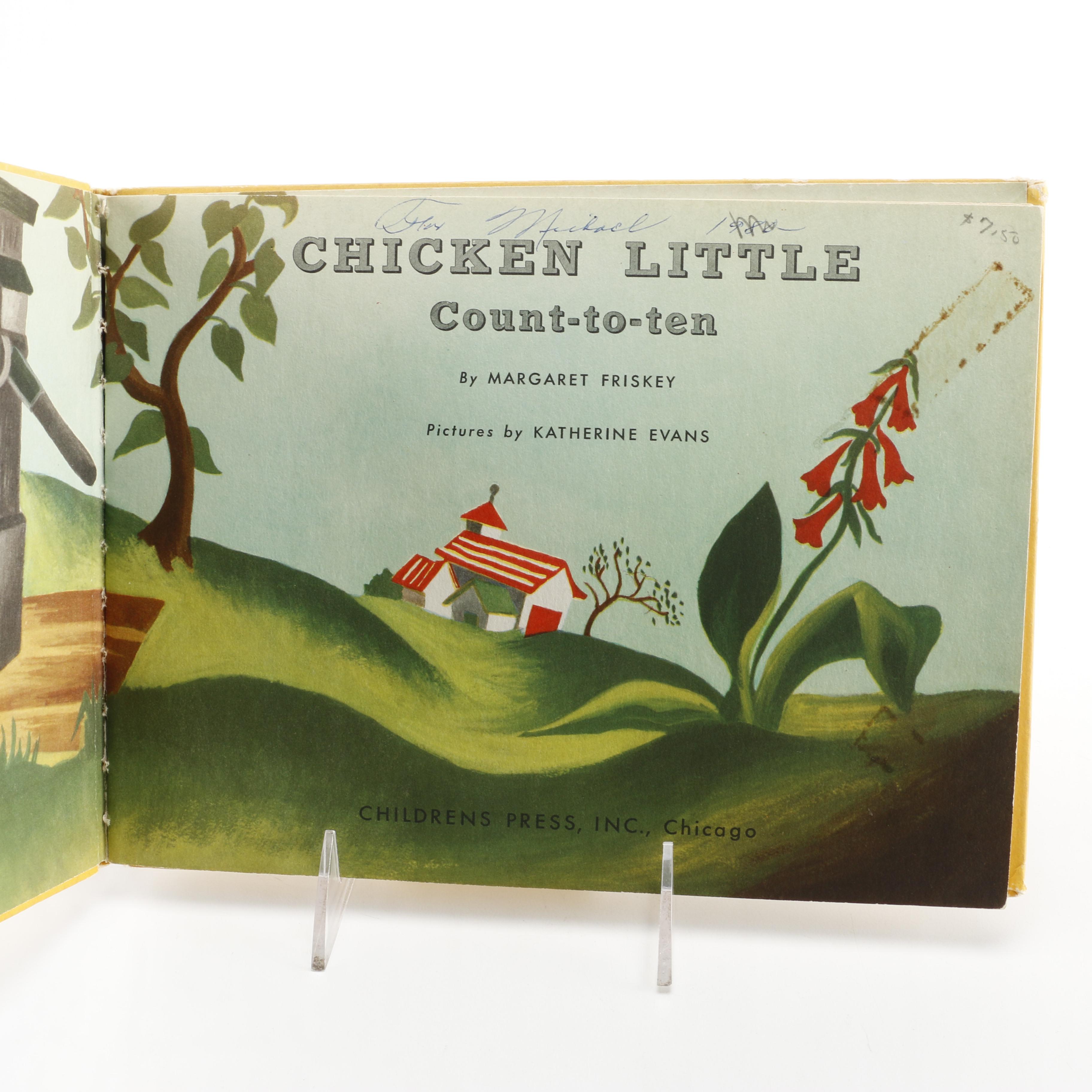 Vintage "Chicken Little Count-To-Ten" by Margaret Friskey