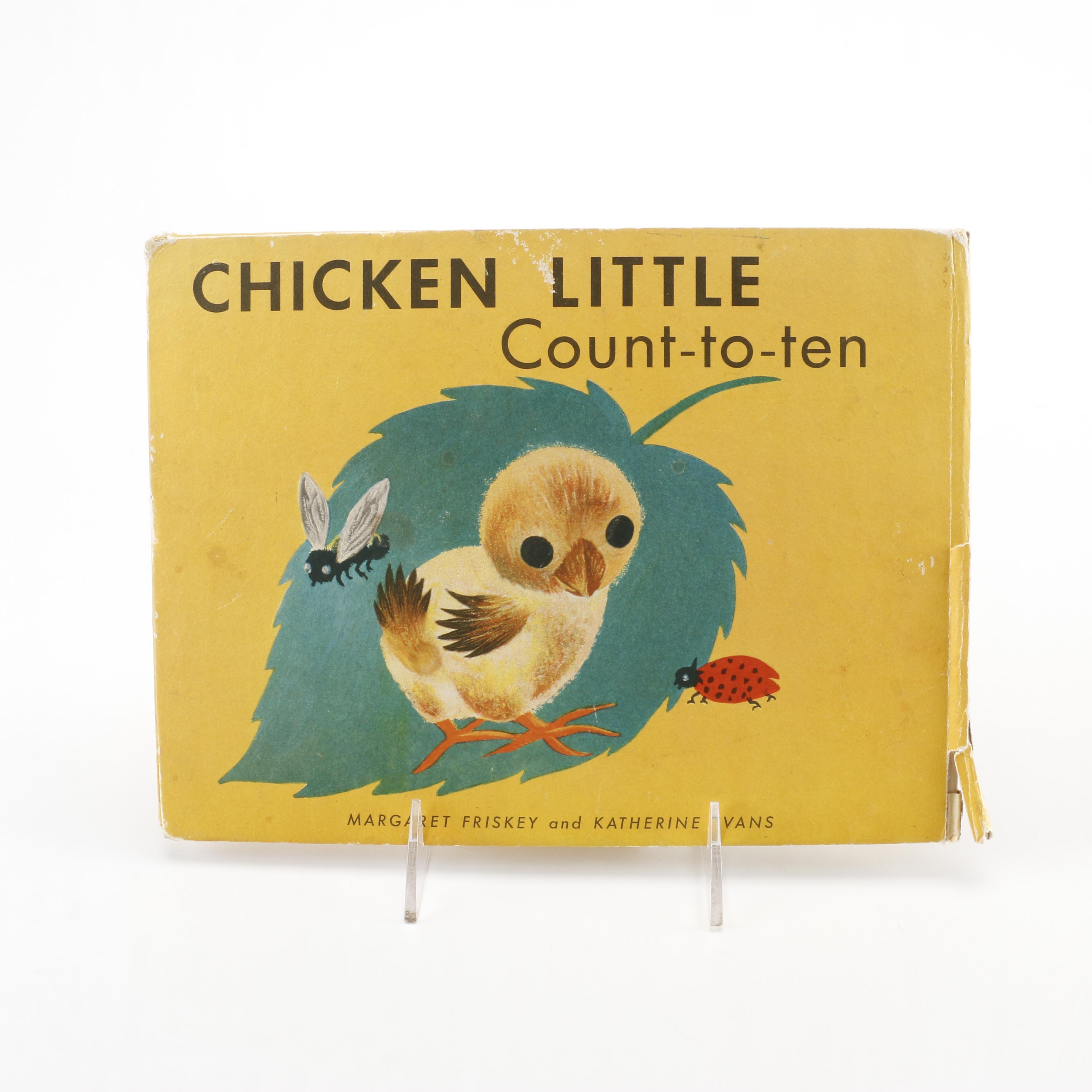 Vintage "Chicken Little Count-To-Ten" by Margaret Friskey