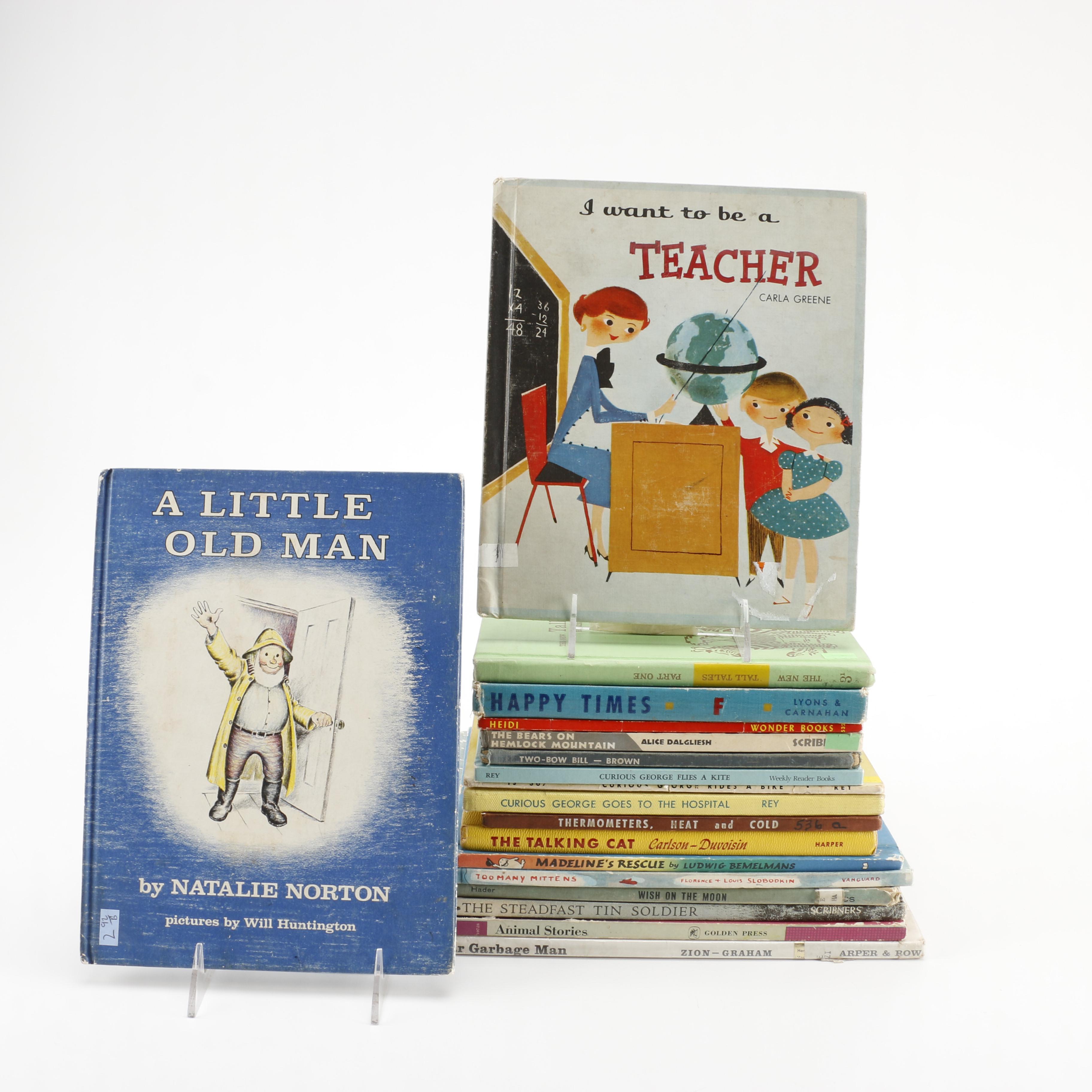 Vintage Children's Books Including Curious George