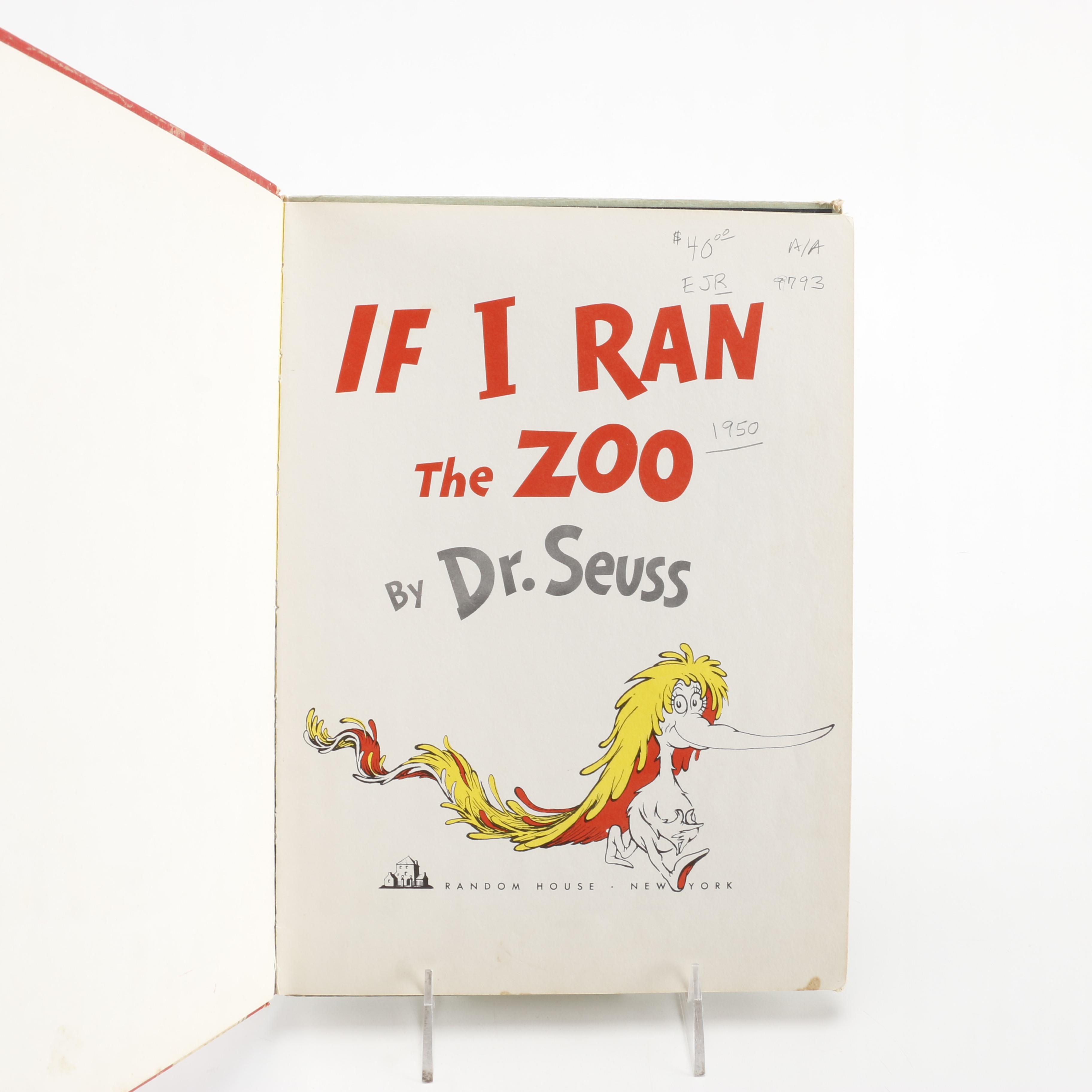 1950 "If I Ran the Zoo" by Dr. Seuss