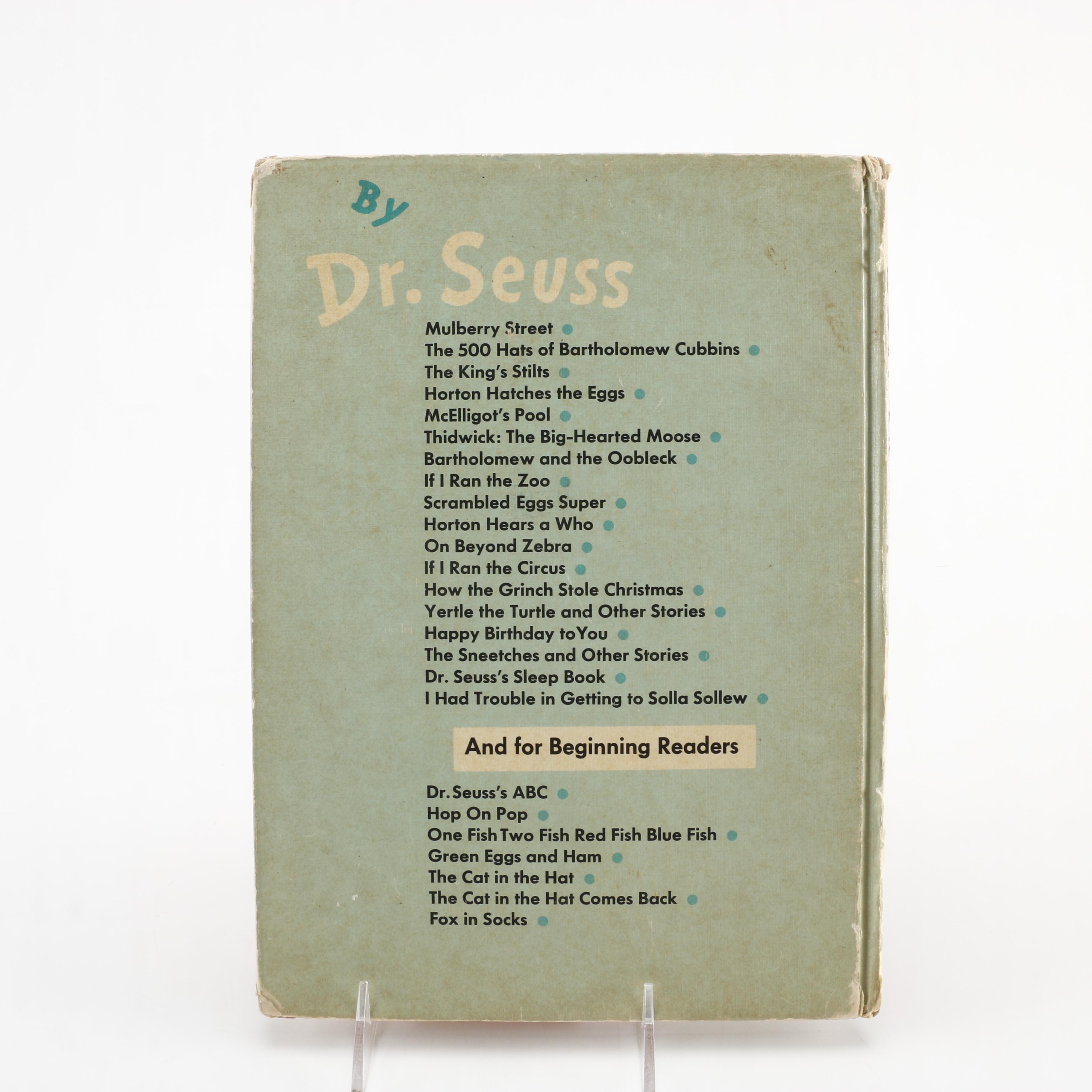 1950 "If I Ran the Zoo" by Dr. Seuss