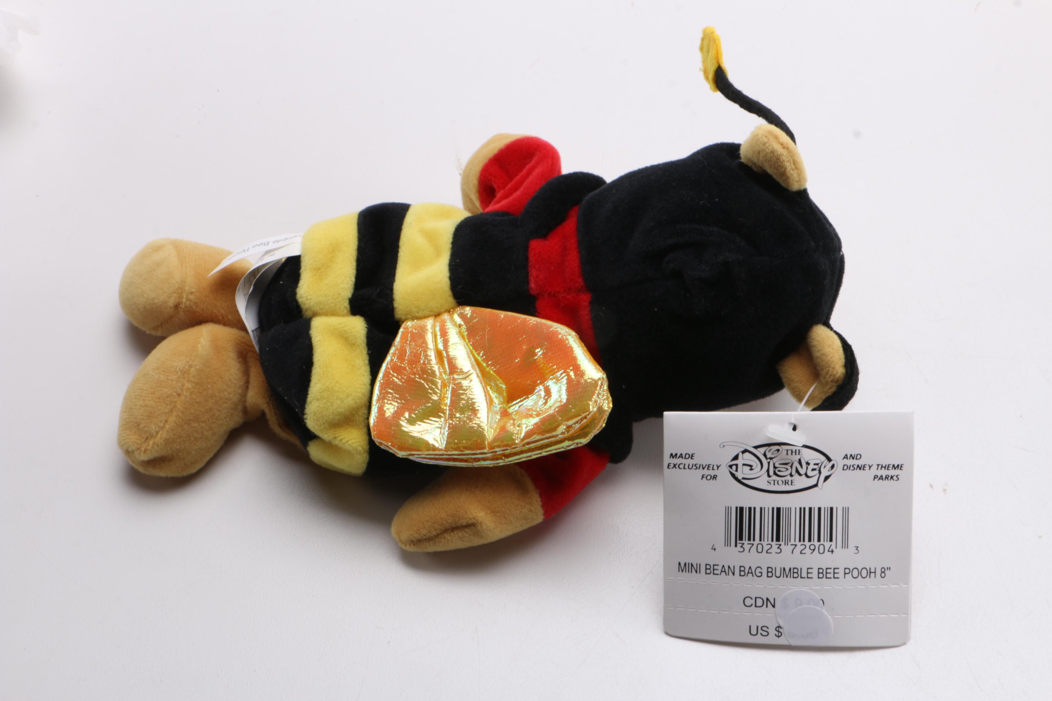 Walt Disney Bumble Bee Winnie-the-Pooh Plush Toys
