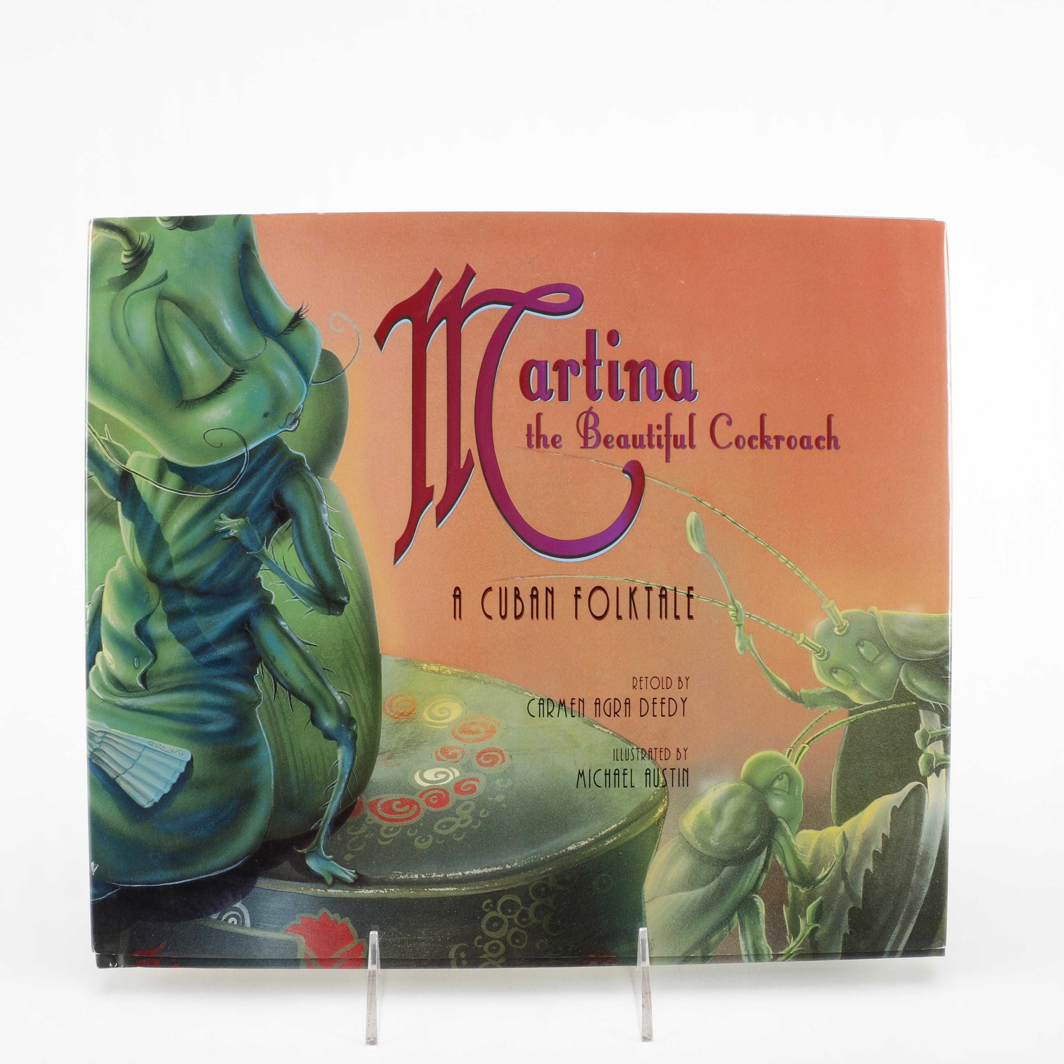 Collection of Children's Folk Tales Including Singed Copy of "Martina the Beautiful Cockroach"