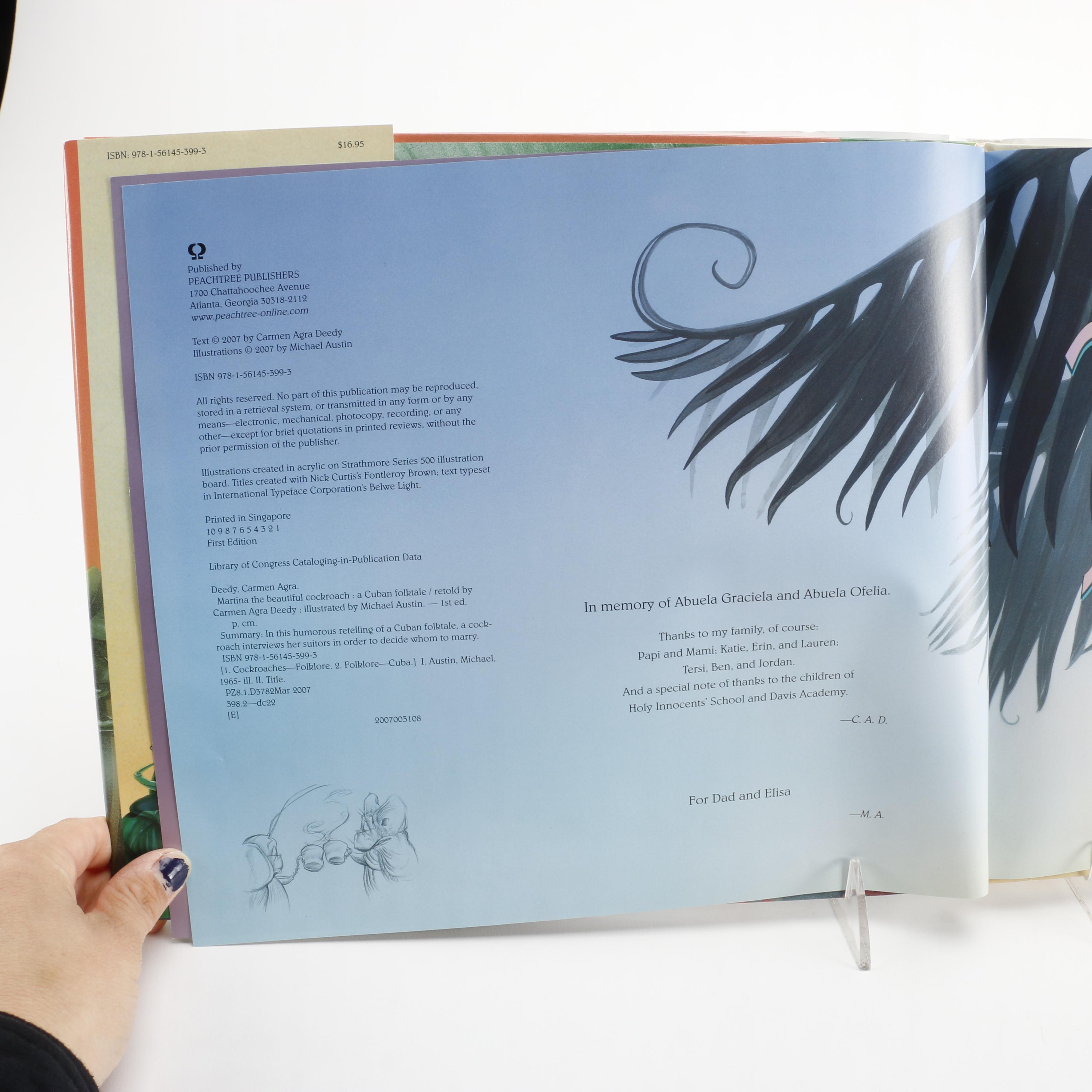 Collection of Children's Folk Tales Including Singed Copy of "Martina the Beautiful Cockroach"