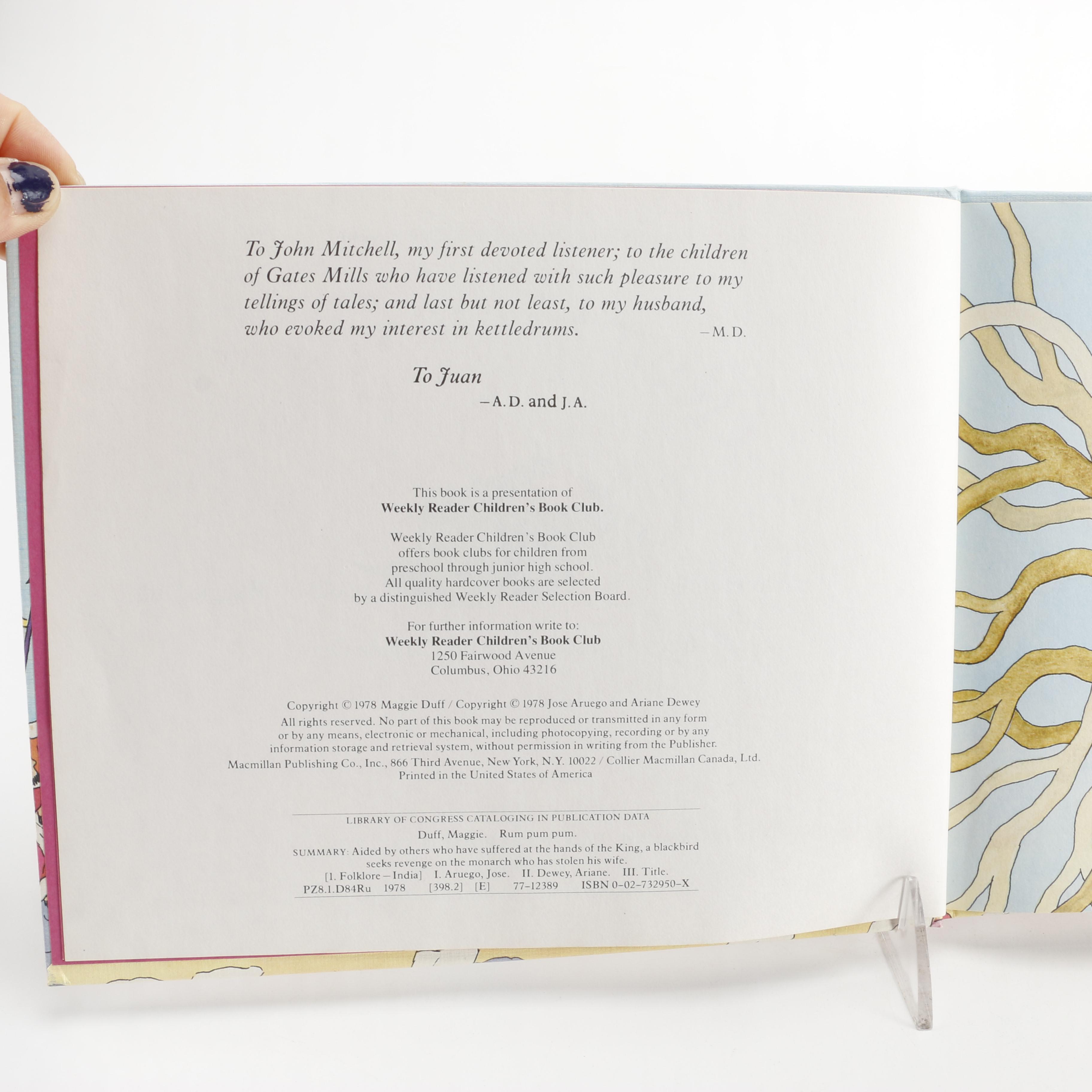 Collection of Children's Folk Tales Including Singed Copy of "Martina the Beautiful Cockroach"