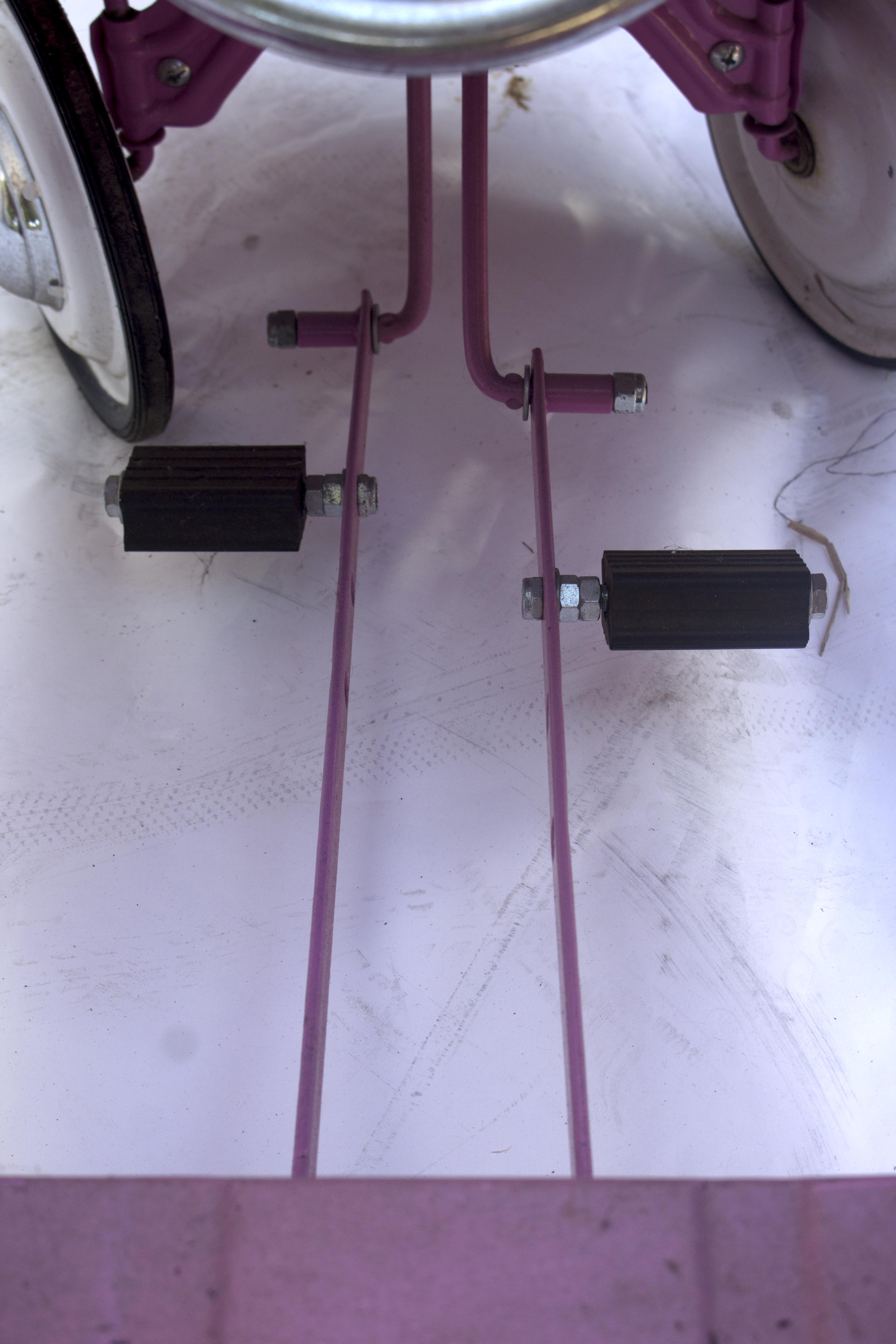 Pink InStep Ford Vintage Reproduction Pedal Car