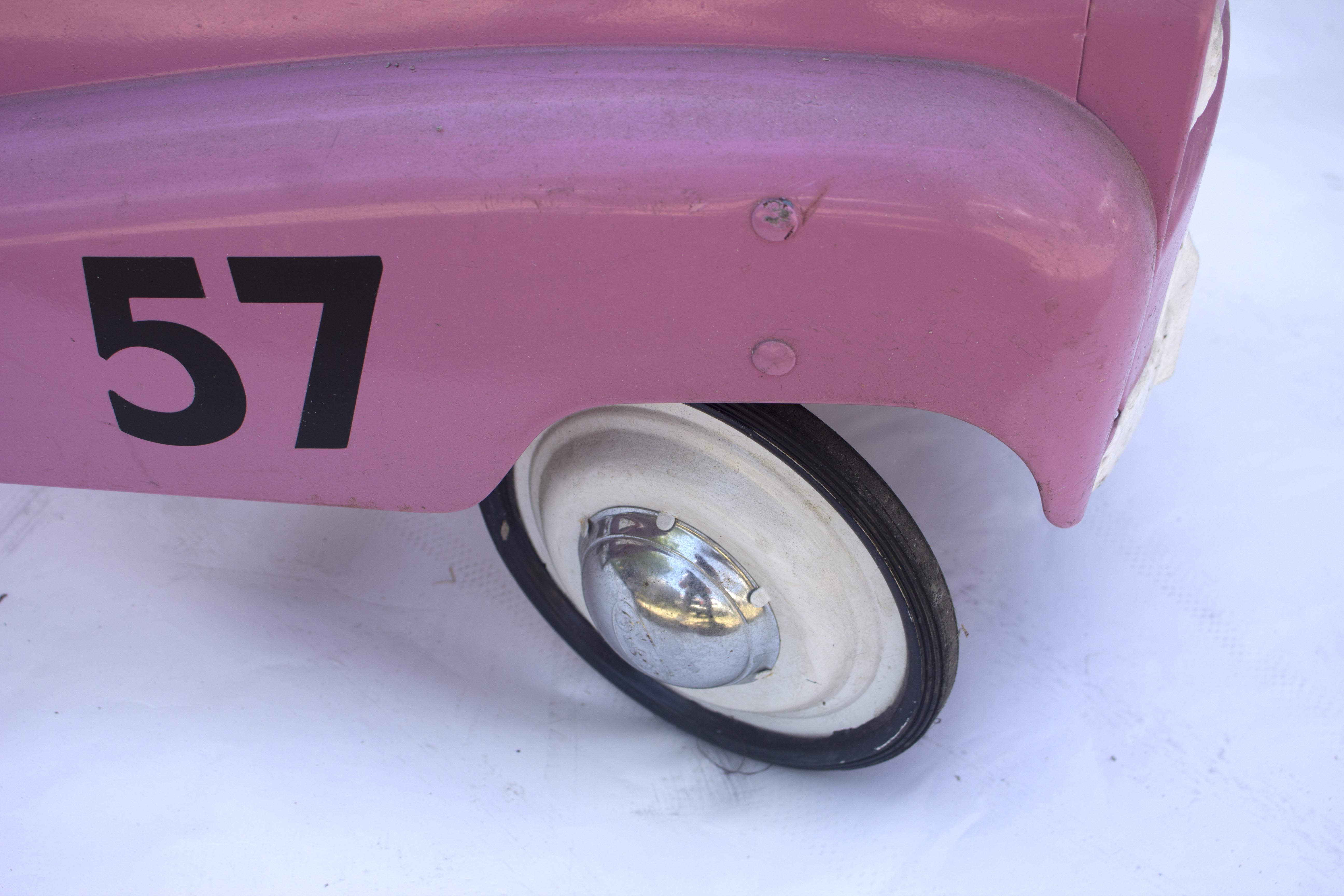 Pink InStep Ford Vintage Reproduction Pedal Car