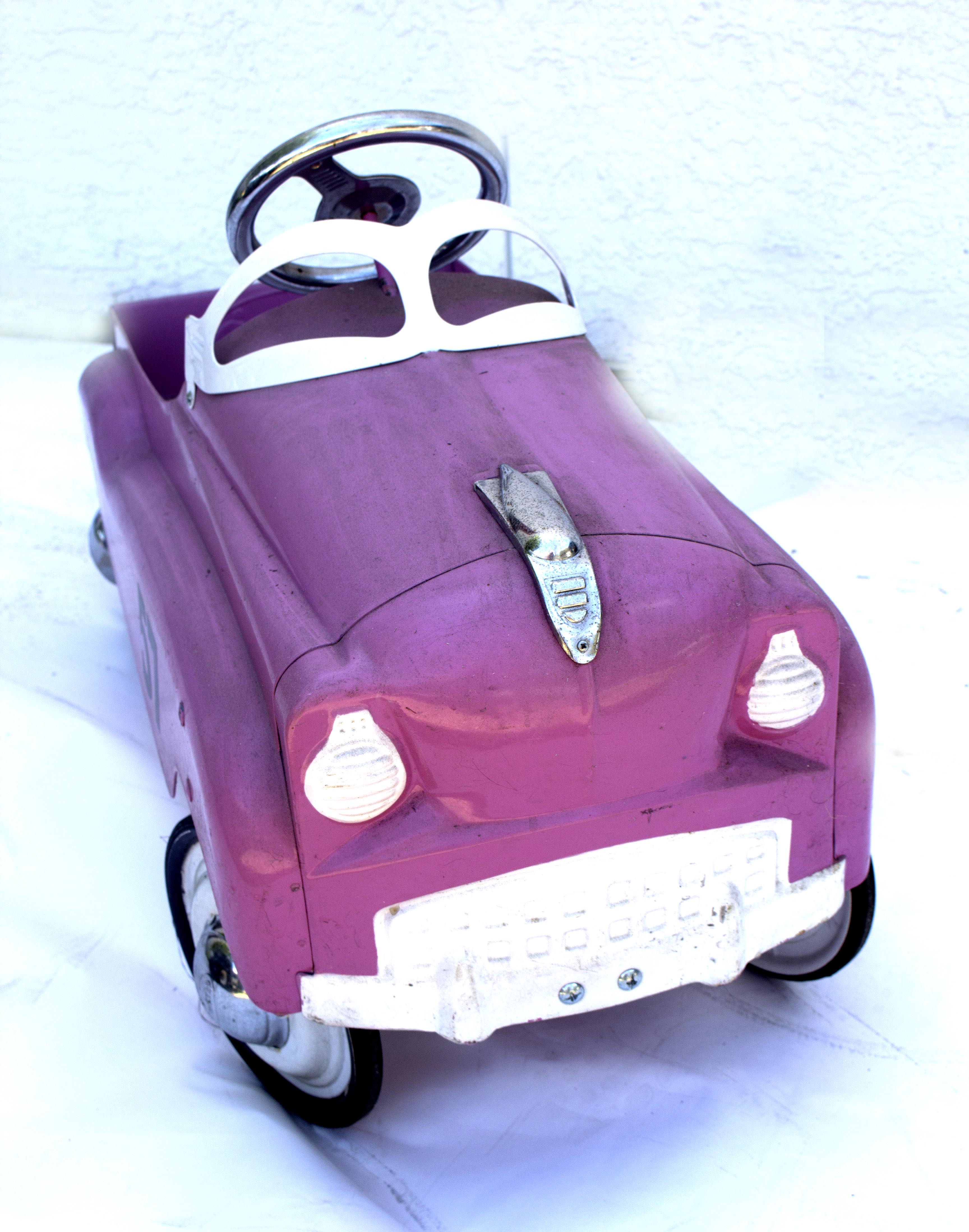 Pink InStep Ford Vintage Reproduction Pedal Car