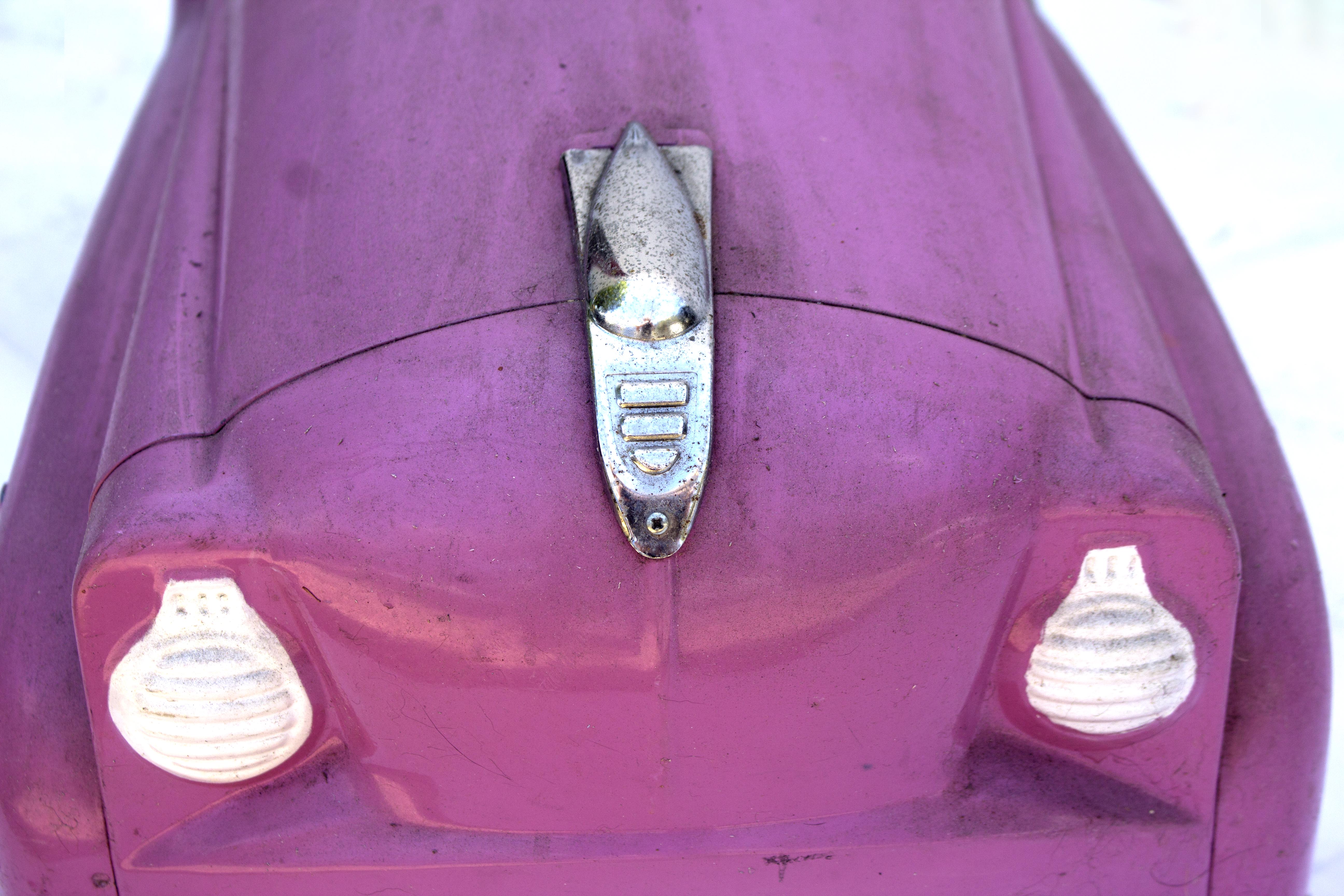 Pink InStep Ford Vintage Reproduction Pedal Car