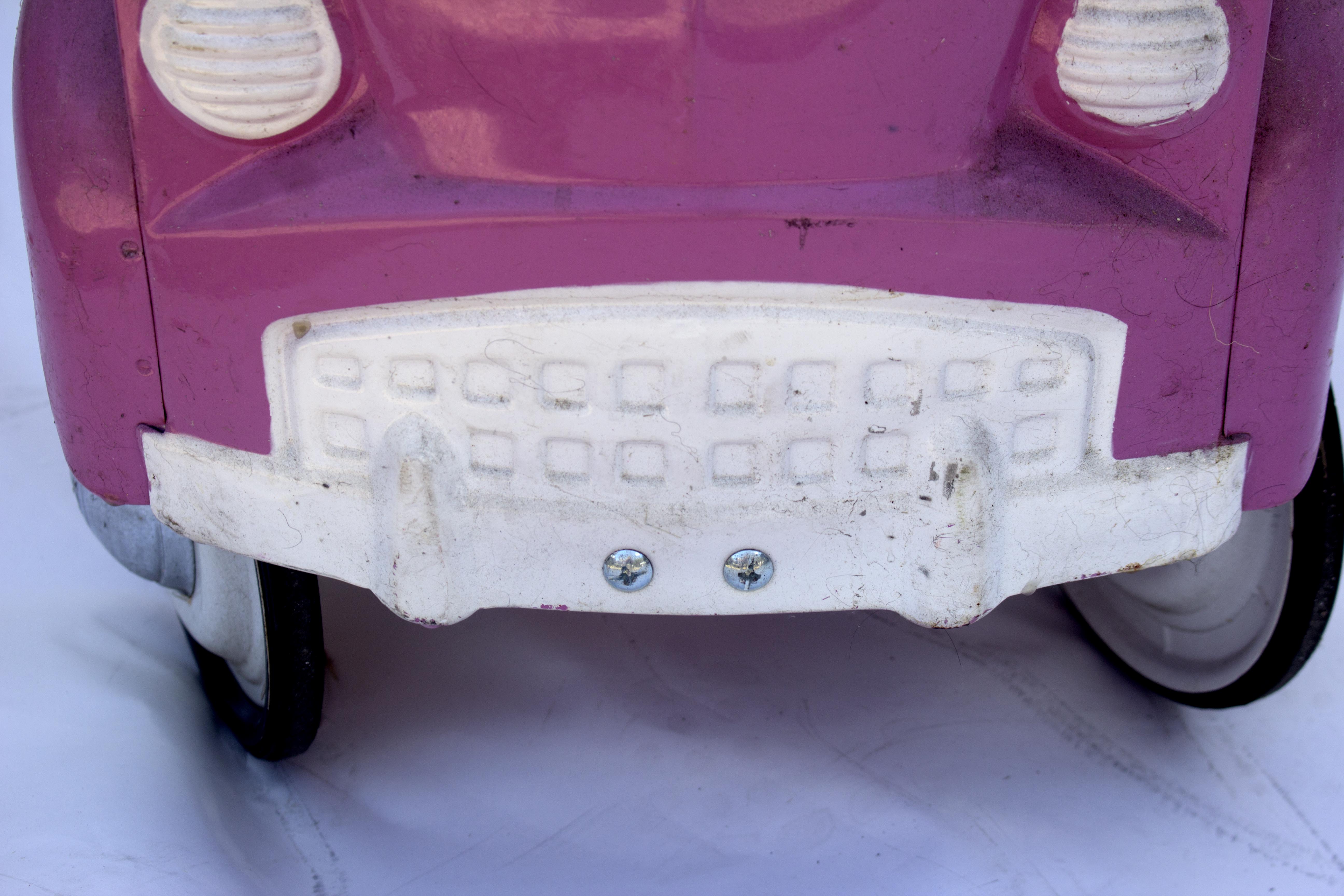 Pink InStep Ford Vintage Reproduction Pedal Car