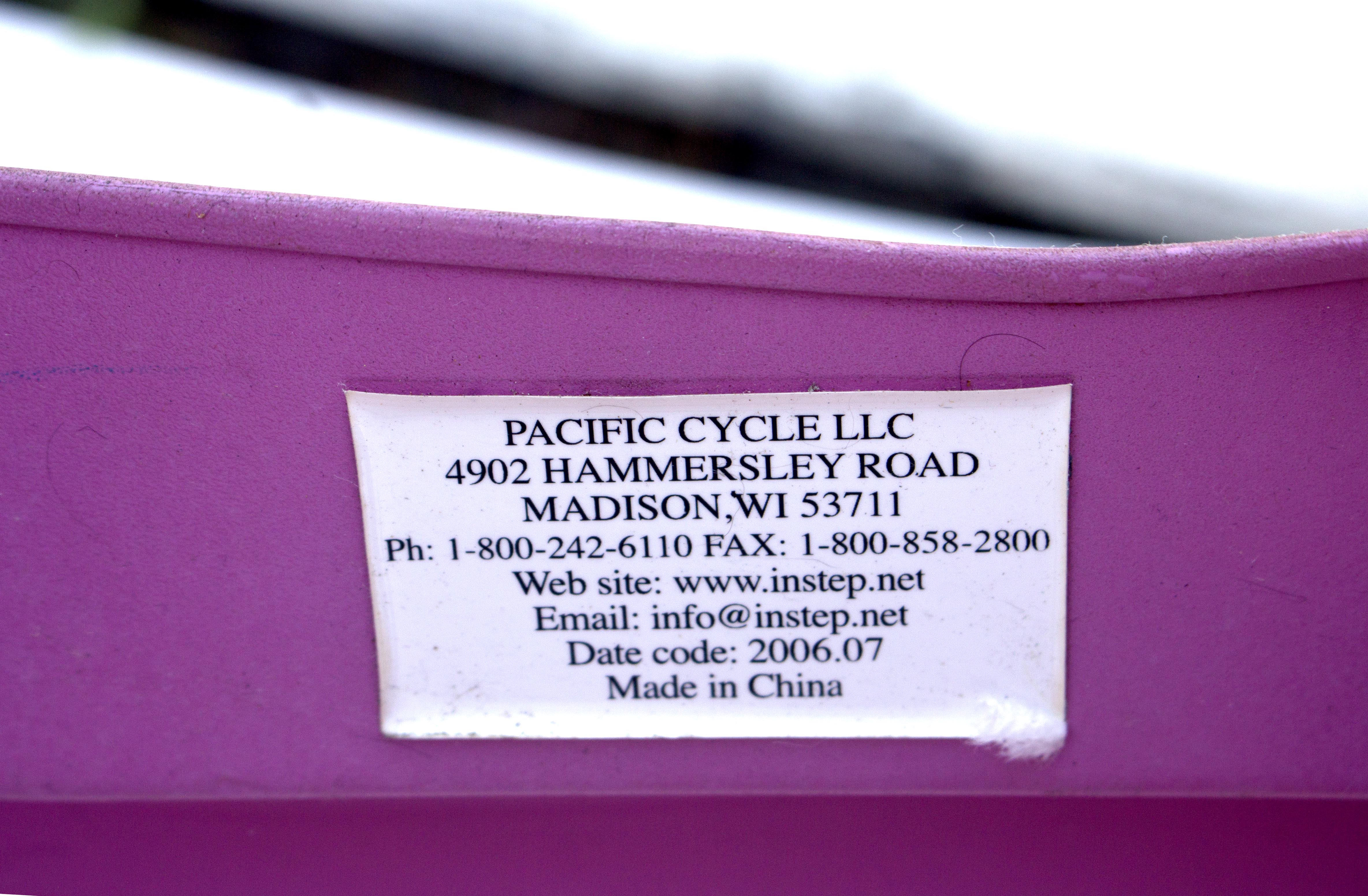 Pink InStep Ford Vintage Reproduction Pedal Car