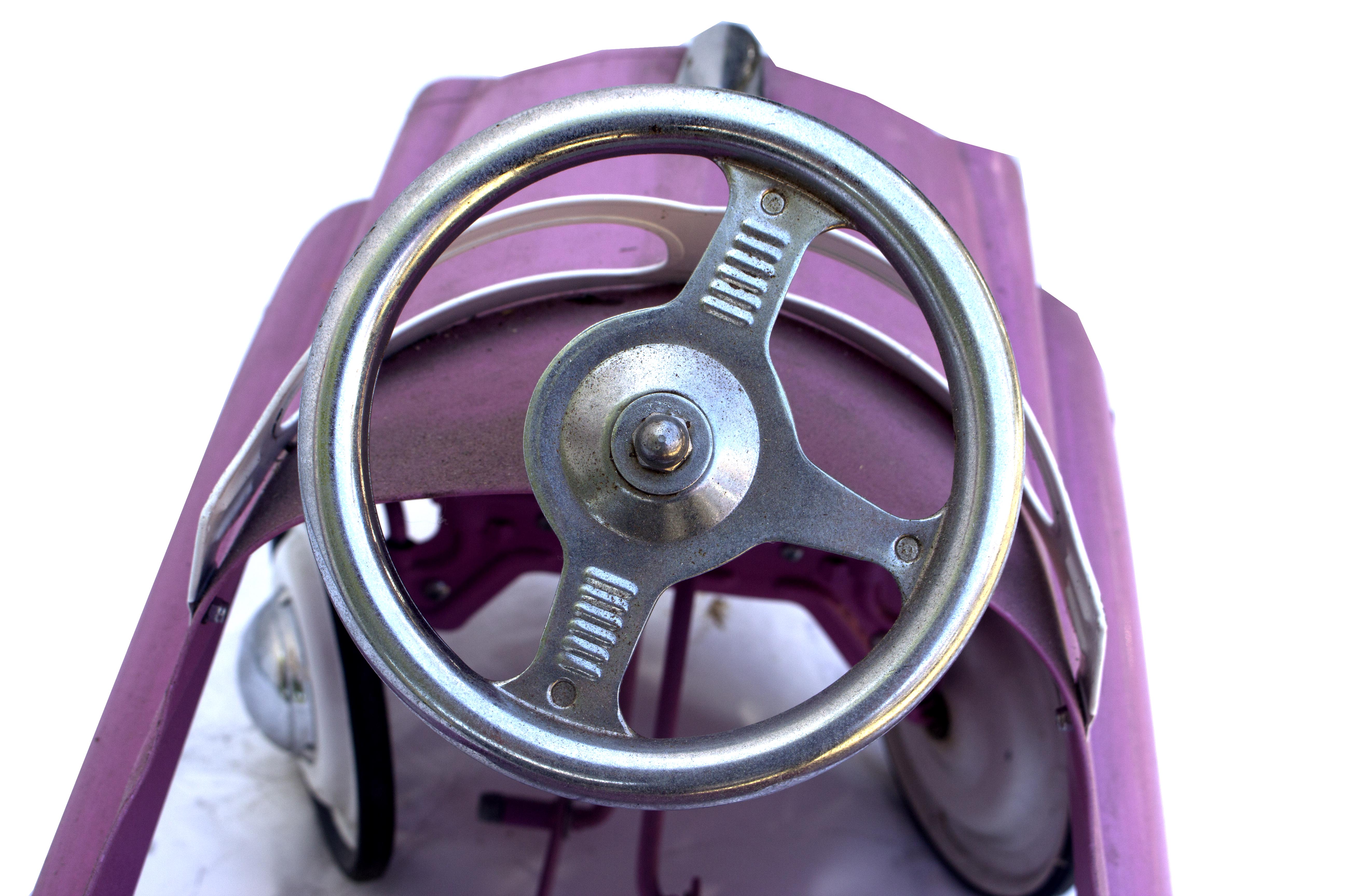 Pink InStep Ford Vintage Reproduction Pedal Car