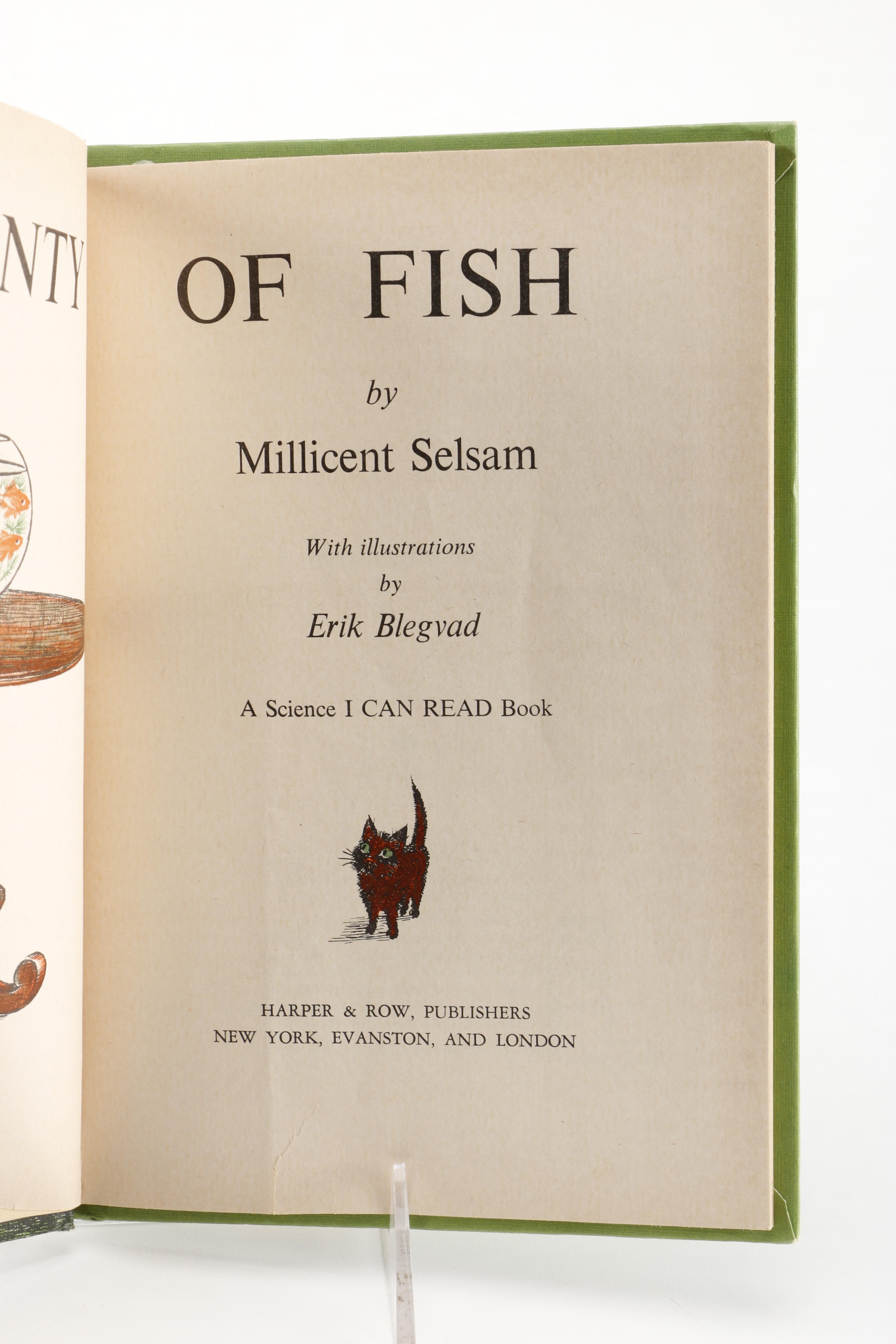Collection of Children's Books including "Plenty of Fish" by Millicent Selsam
