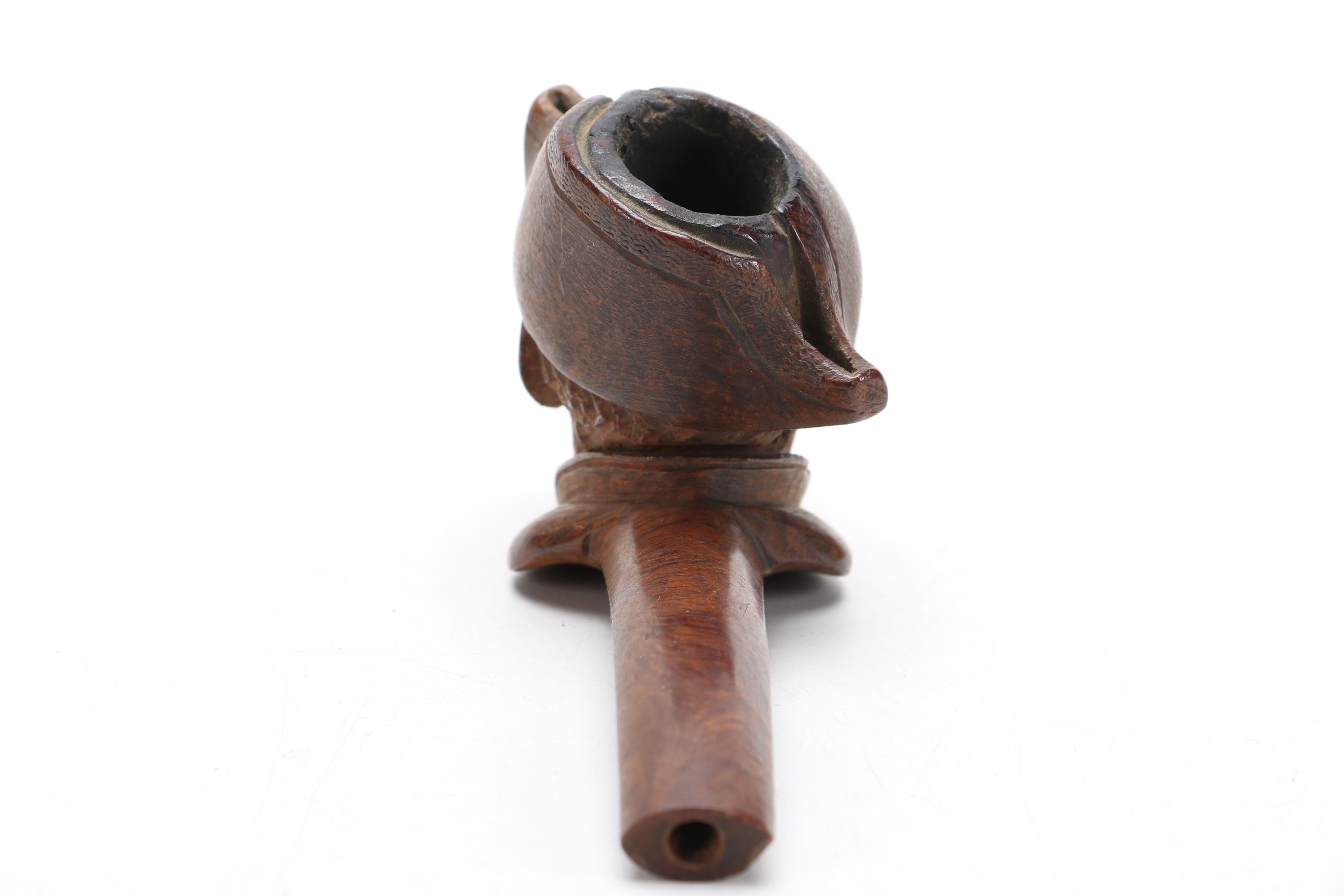 Scrimshaw and Wood Pipe