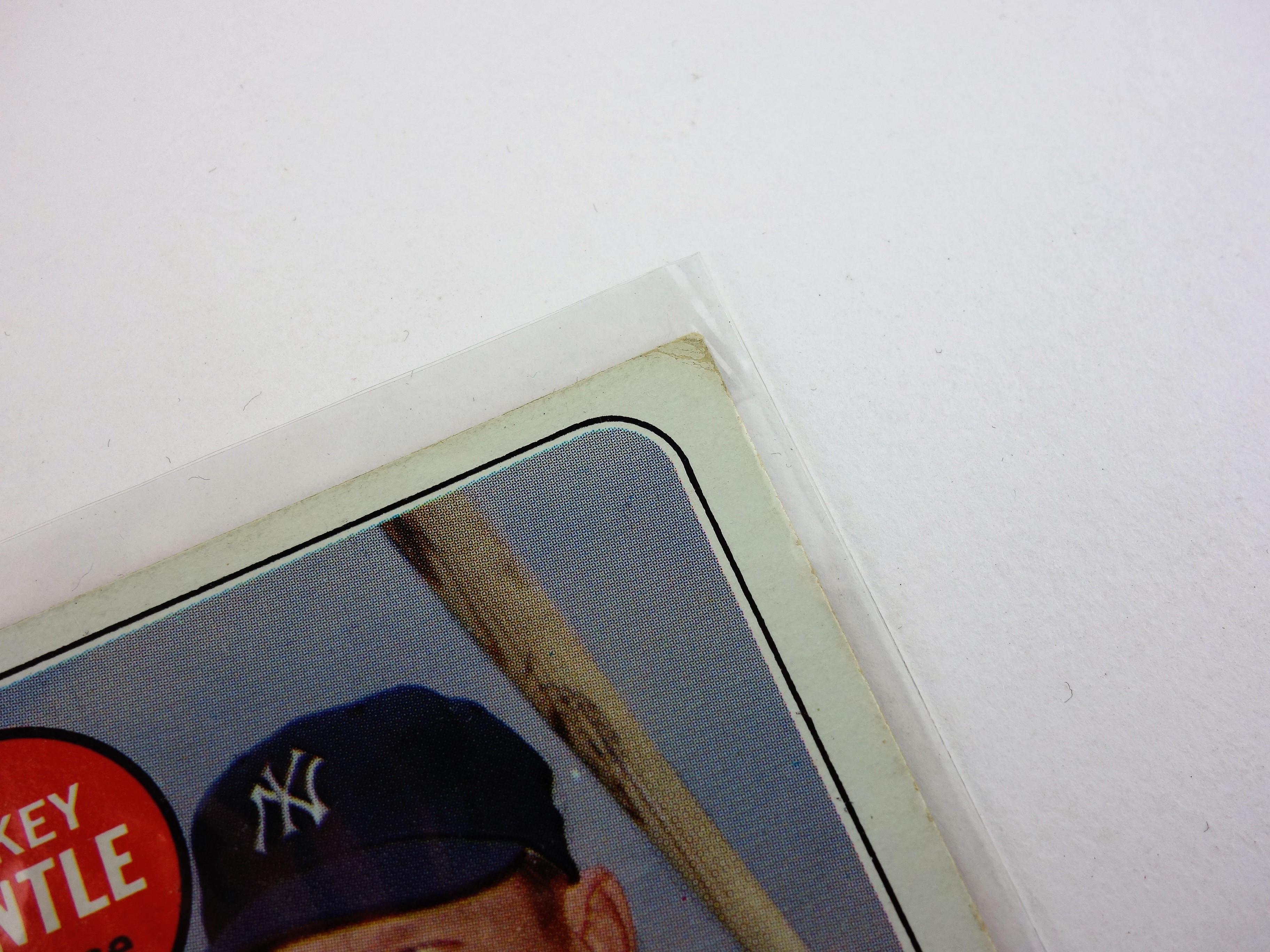 1969 Mickey Mantle White Letter #500 Topps Baseball Card
