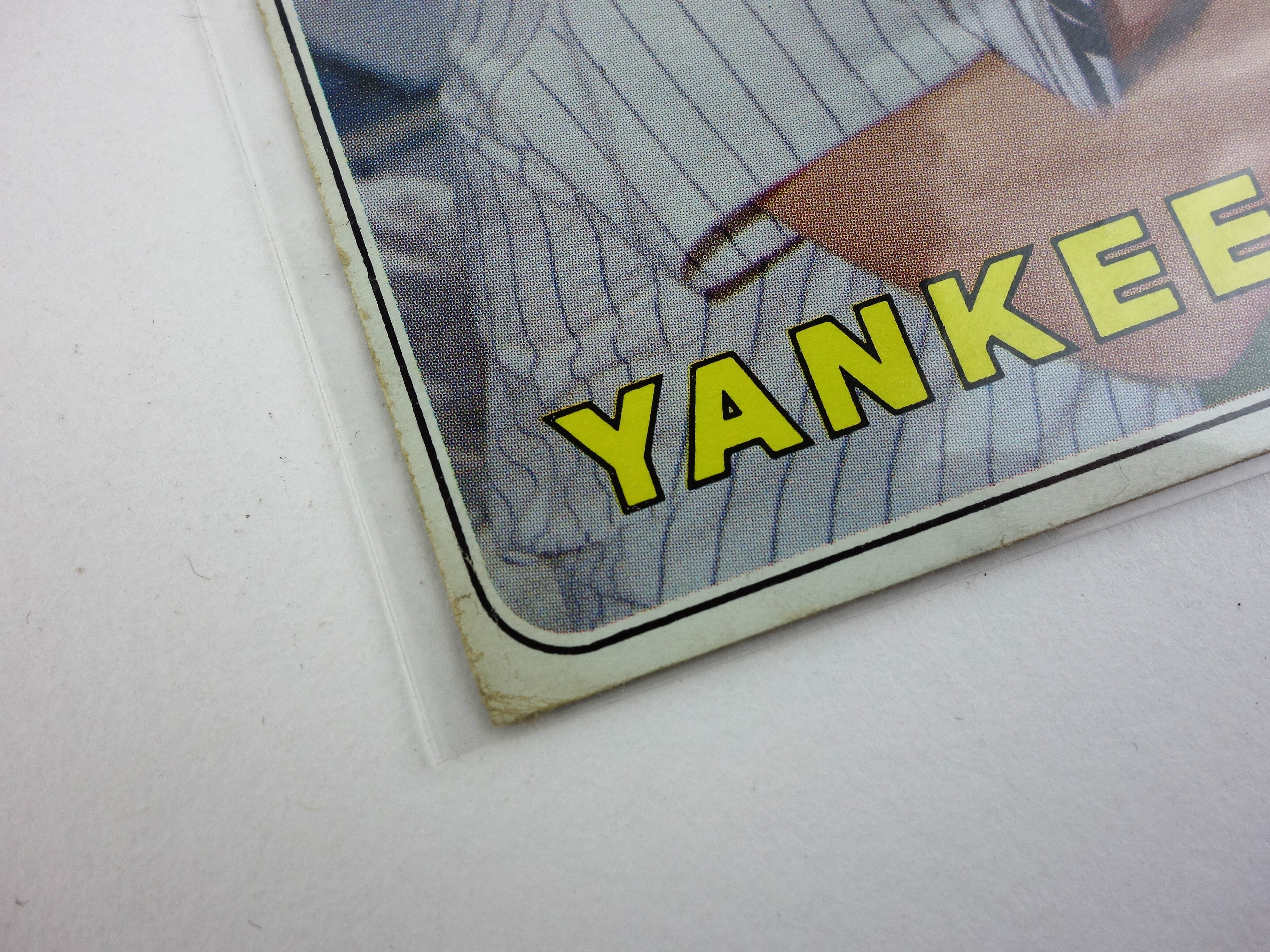 1969 Mickey Mantle White Letter #500 Topps Baseball Card