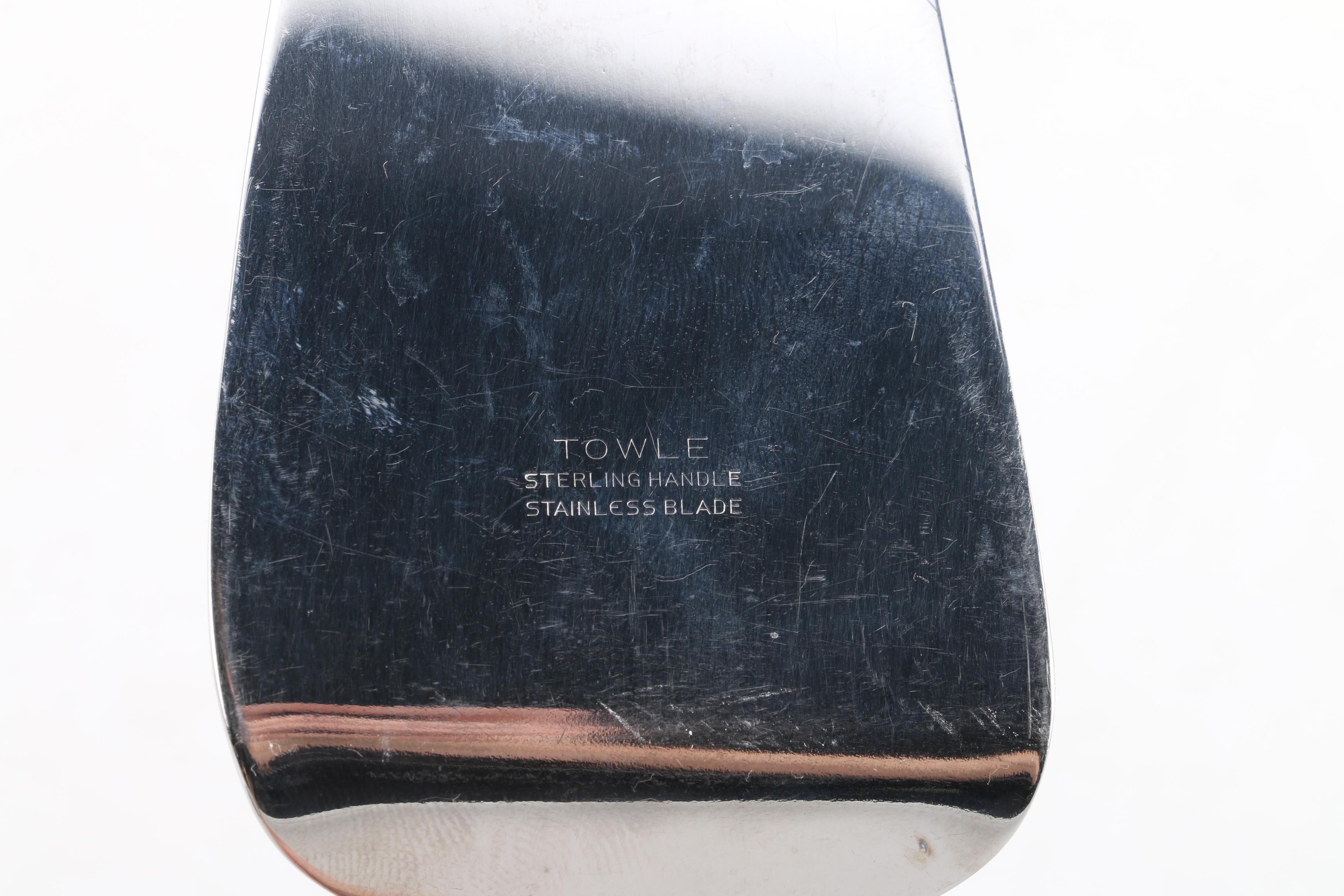 Assortment of Sterling Silver And Plated Flatware Featuring Towle