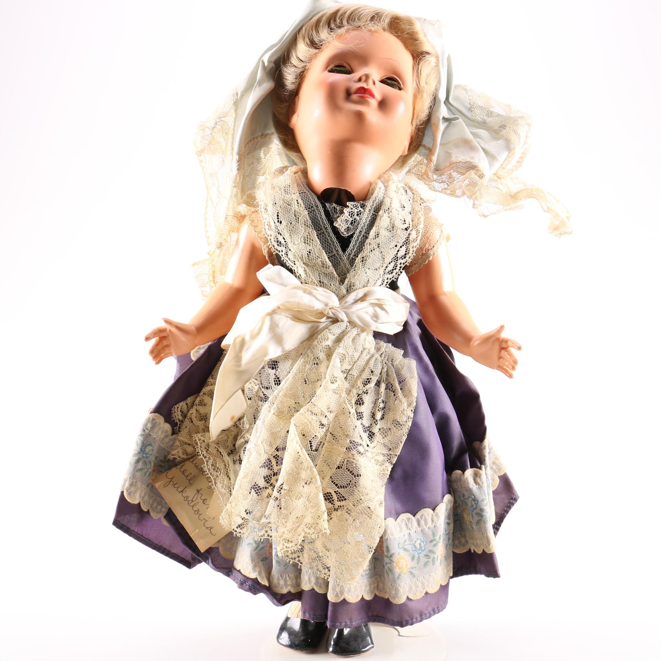 Vintage Jointed Plastic Doll