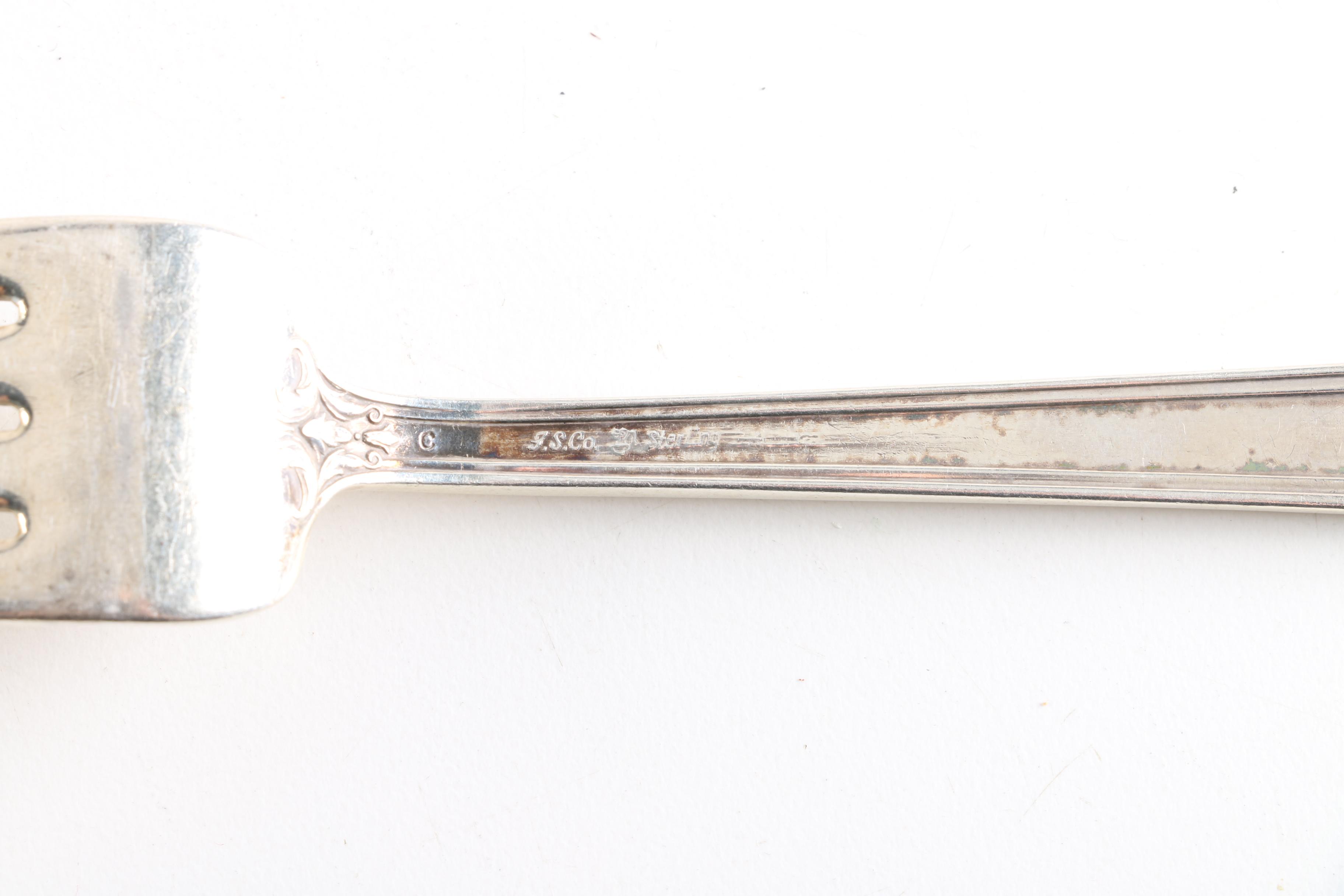 International Silver Co. "Trianon" Sterling Silver Flatware