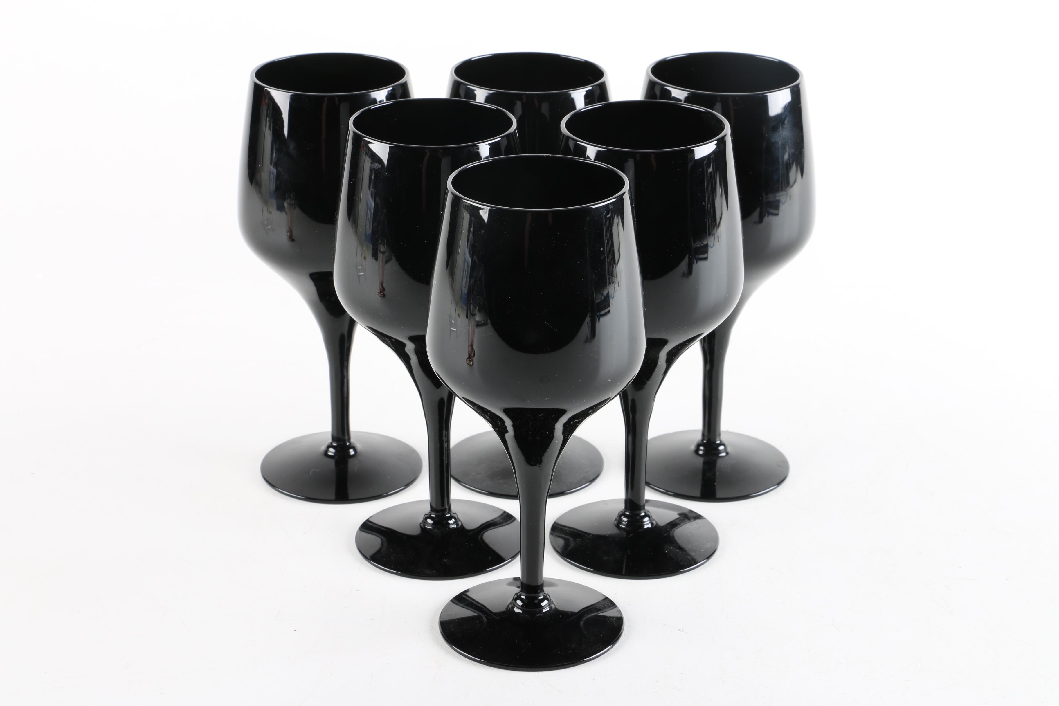 Morgantown Wine Glass and Cordial Glasses