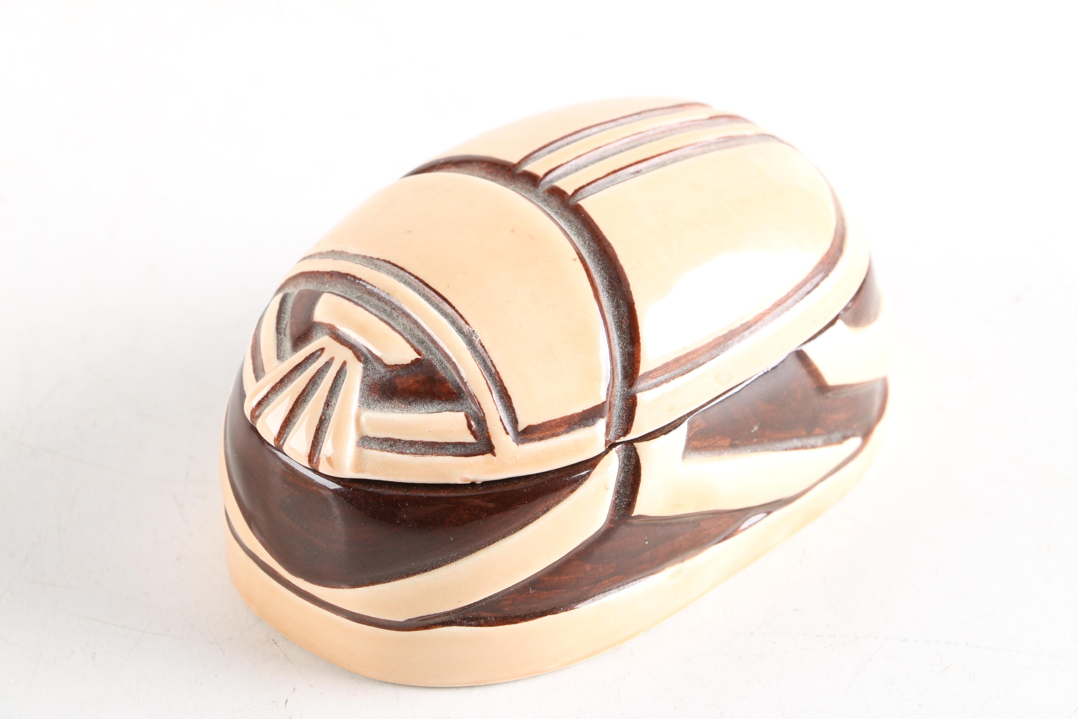 Nancy Lopez Scarab And Kenyan Face Trinket Boxes