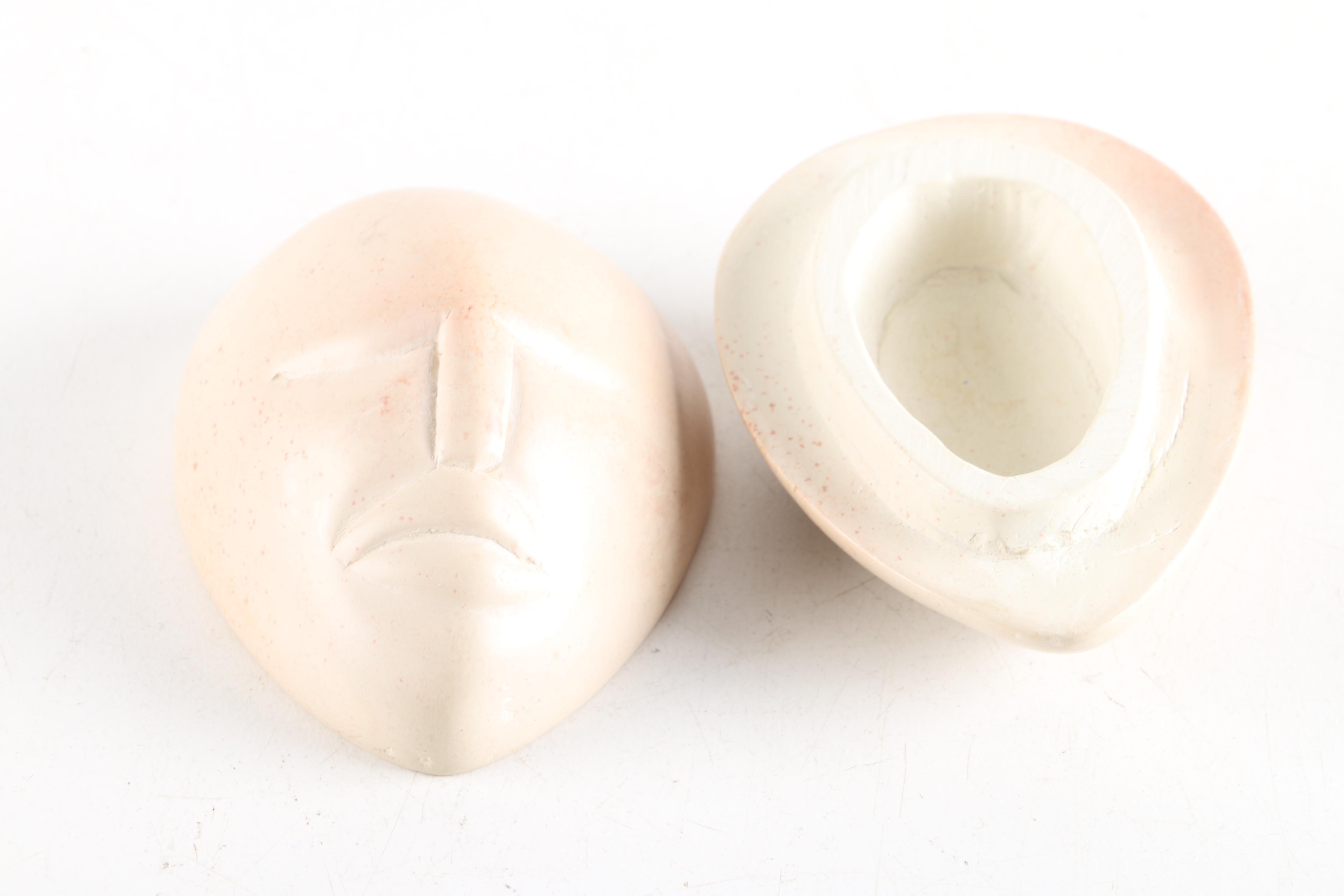 Nancy Lopez Scarab And Kenyan Face Trinket Boxes