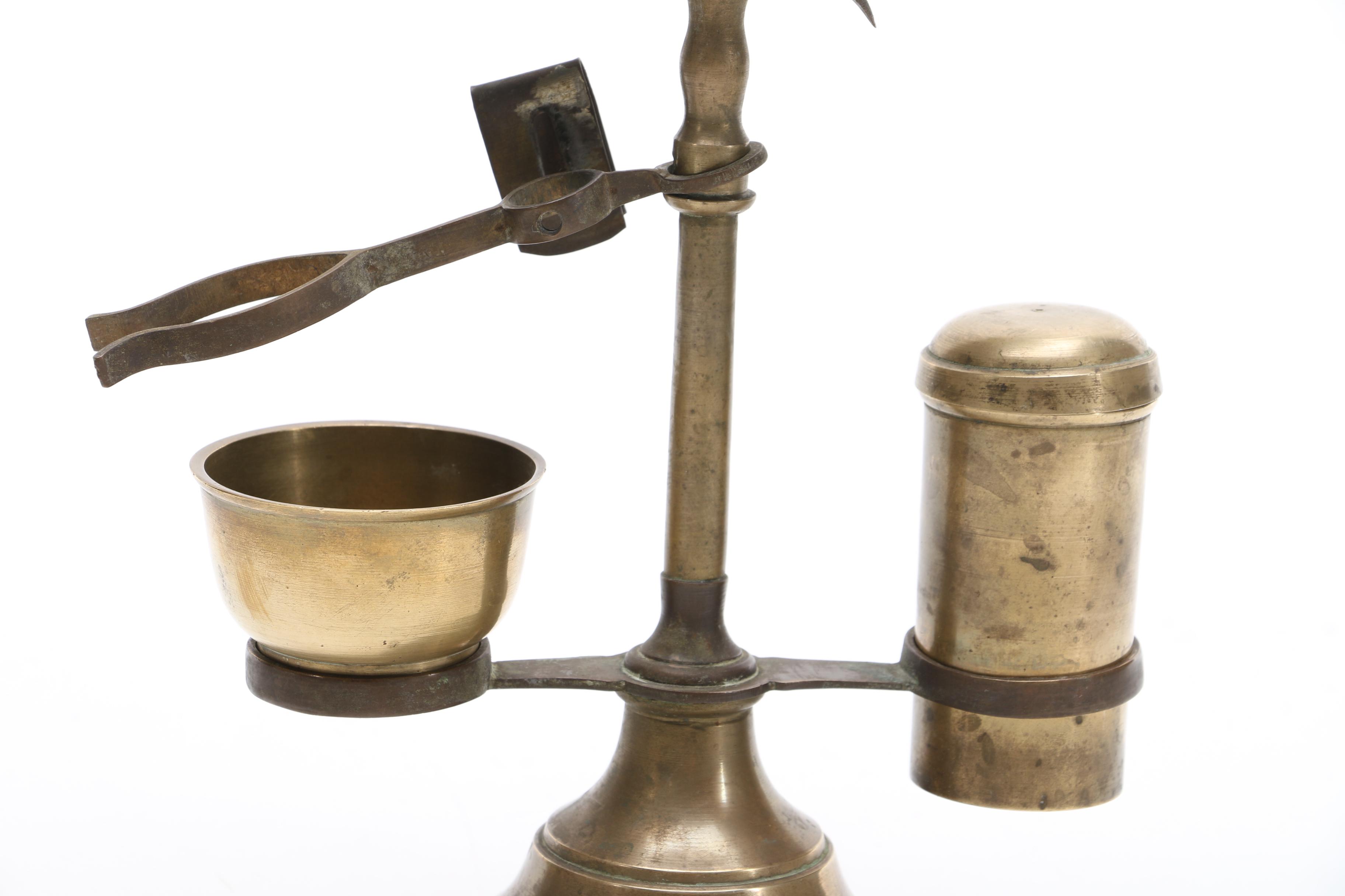 Antique Brass Shaving Stand