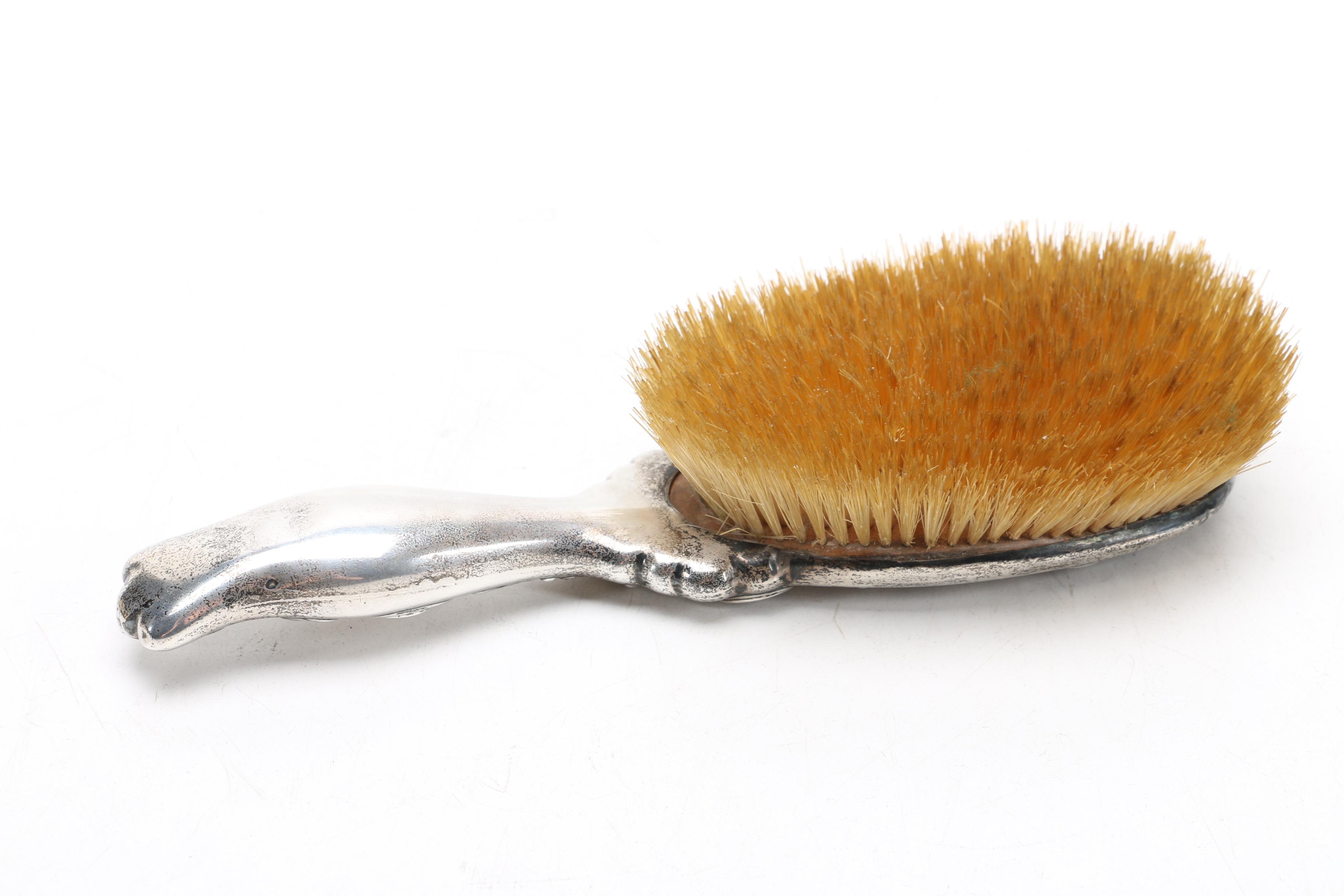 Whiting Manufacturing Co. Sterling Silver Mirror and Brushes