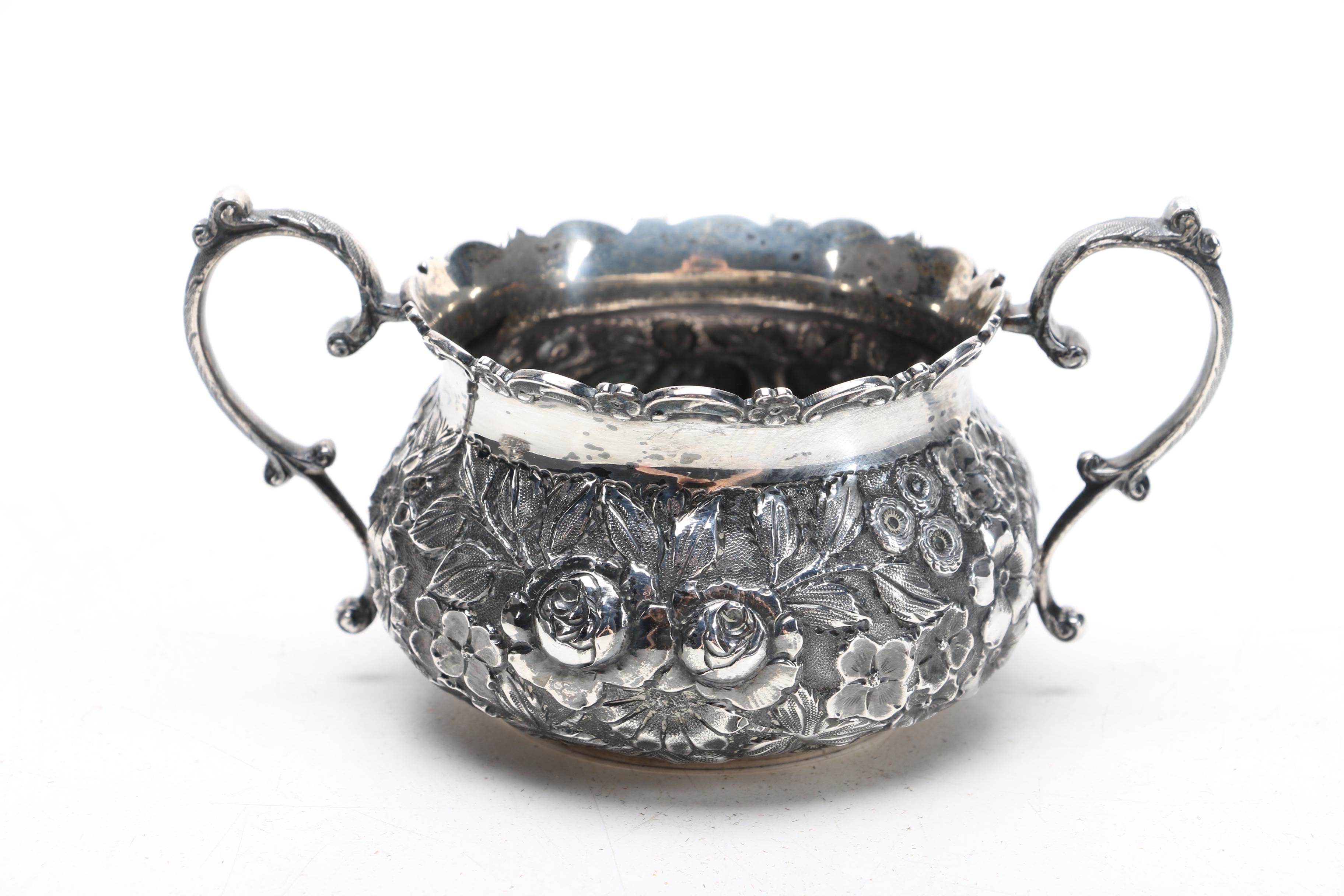 A.G. Schultz & Co. Sterling Silver Sugar and Creamer Set
