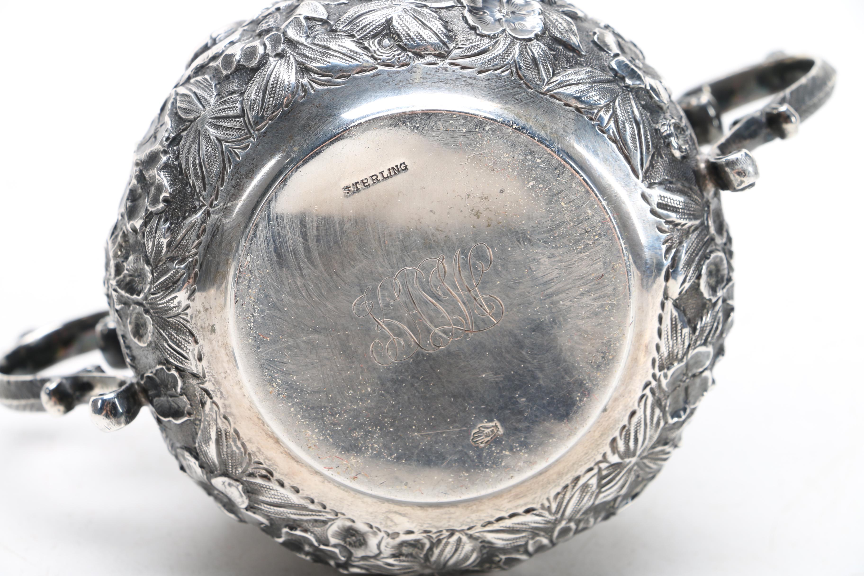 A.G. Schultz & Co. Sterling Silver Sugar and Creamer Set