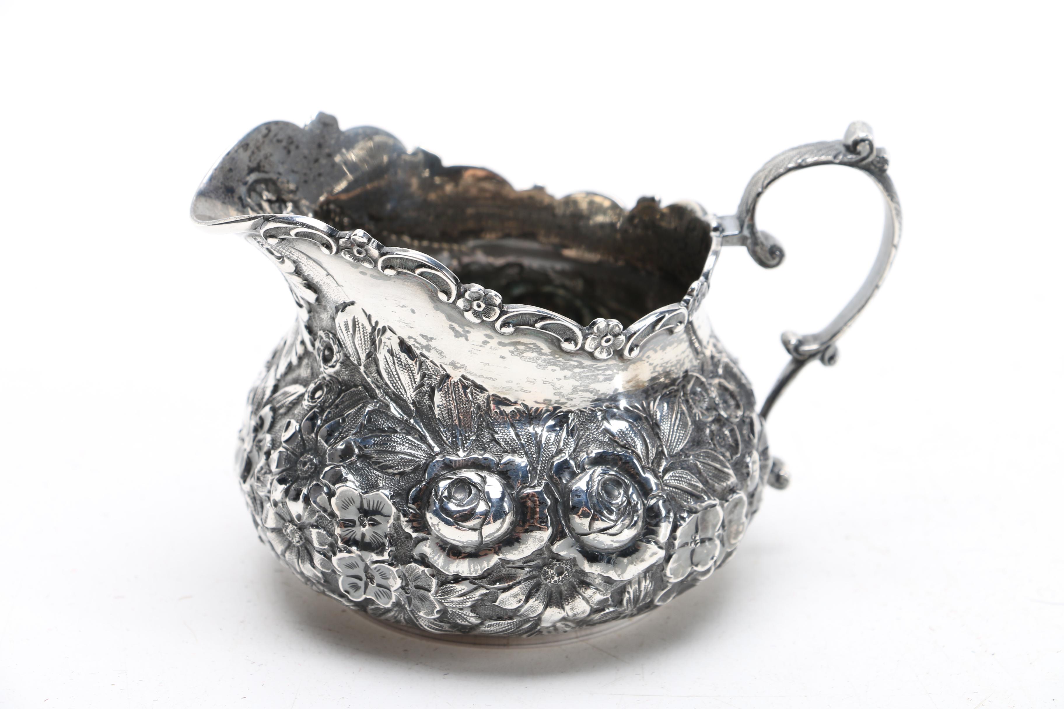 A.G. Schultz & Co. Sterling Silver Sugar and Creamer Set