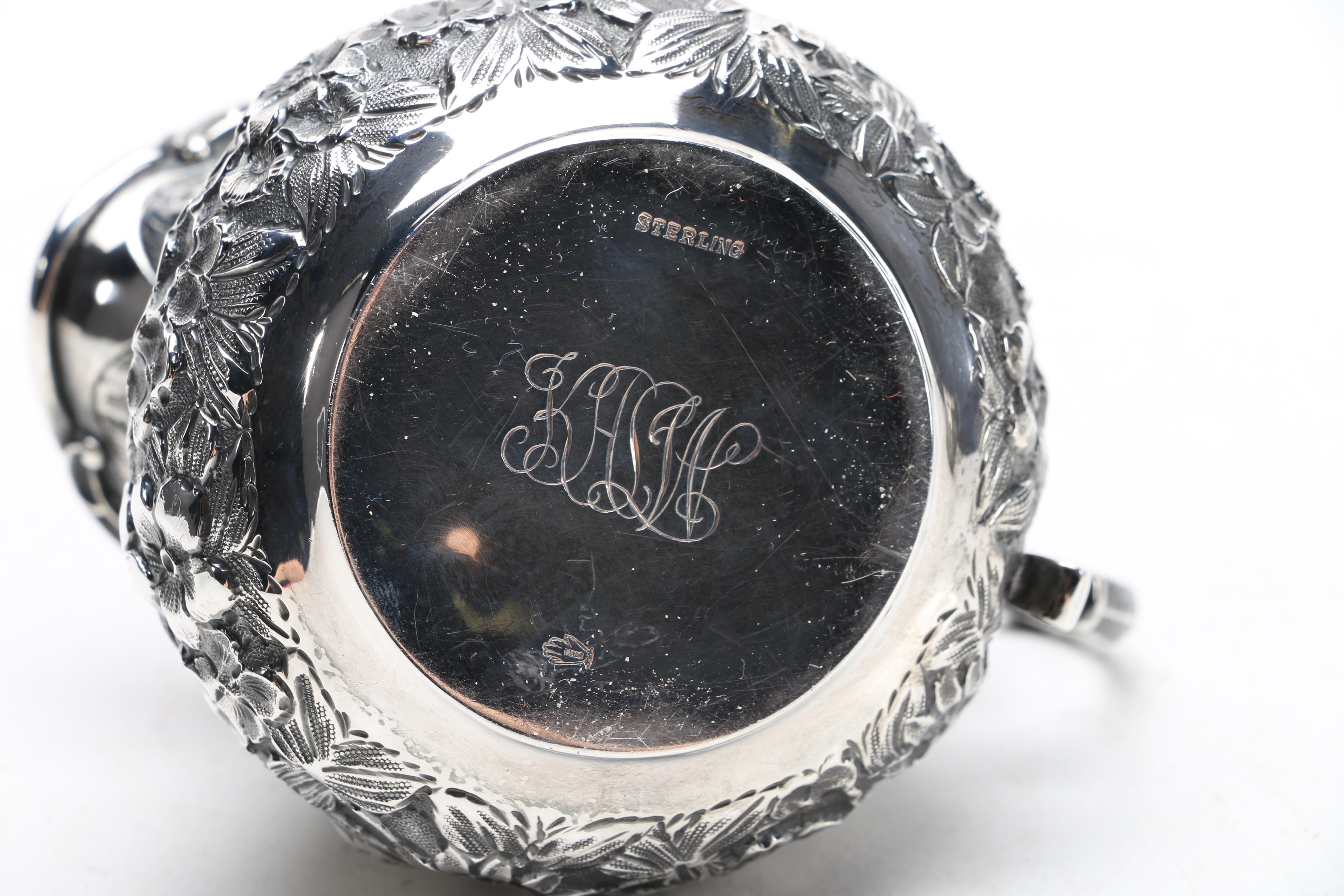 A.G. Schultz & Co. Sterling Silver Sugar and Creamer Set