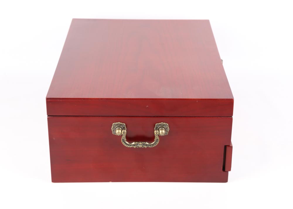 Wallace "Antique Baroque" Gold Plate Flatware Service for Twelve