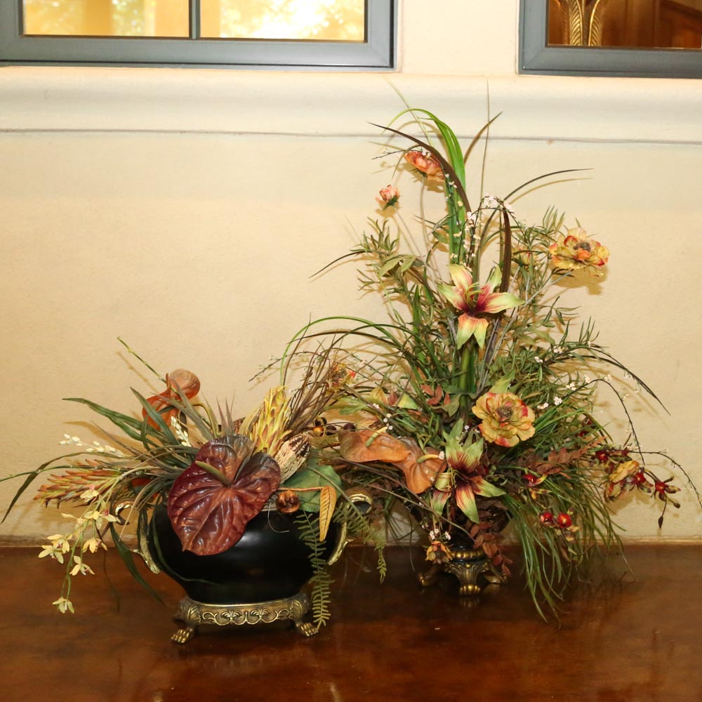 Faux Floral Arrangements