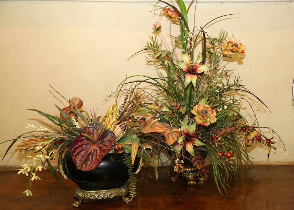Faux Floral Arrangements