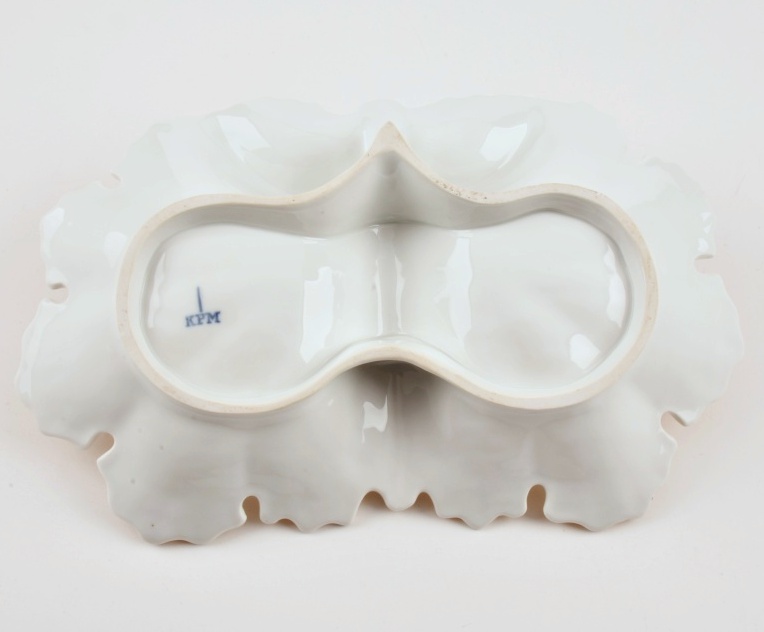 Antique Krister Porzellan Porcelain Divided Serving Dish