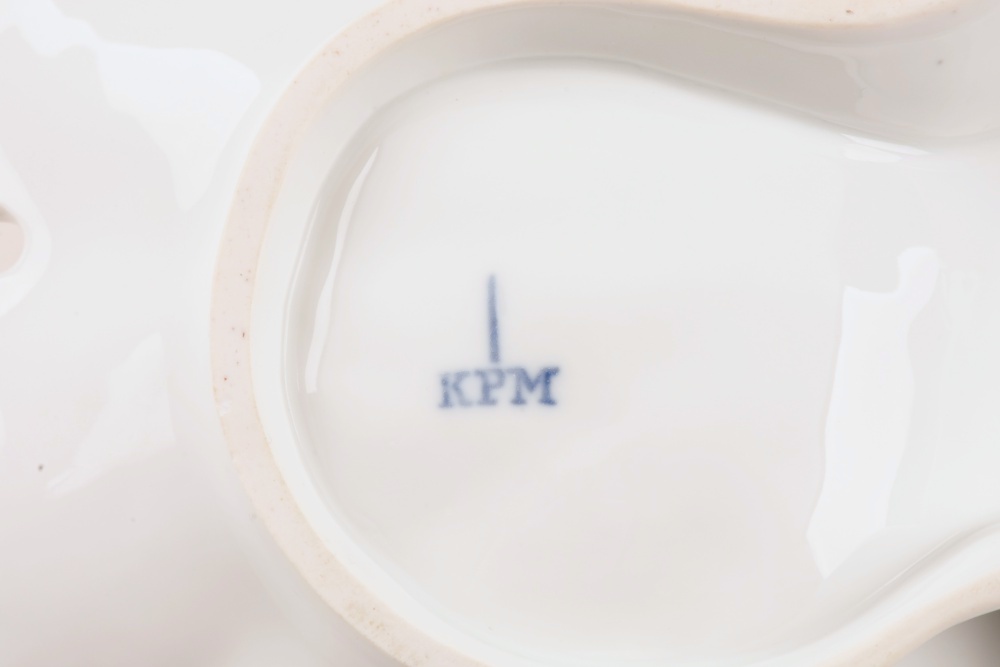 Antique Krister Porzellan Porcelain Divided Serving Dish