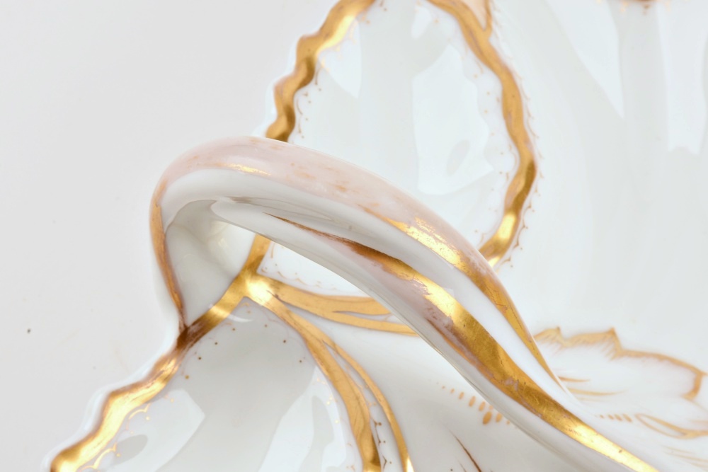 Antique Krister Porzellan Porcelain Divided Serving Dish